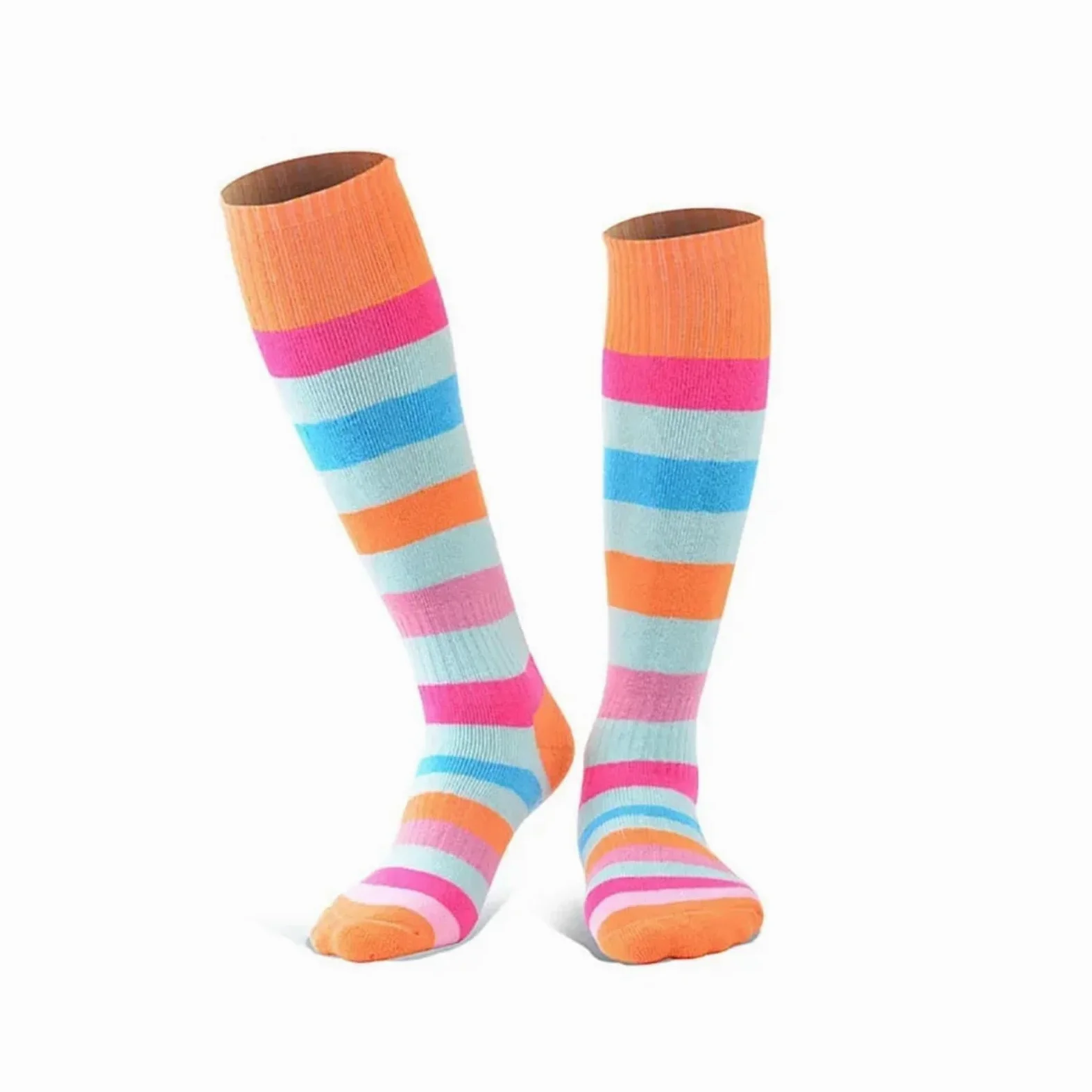 Calcetines de esquí a rayas largo for niños, medias for senderismo y, cómodos cálidos calcetines for Snowboard Para Trekking, Ciclismo, Snowboard