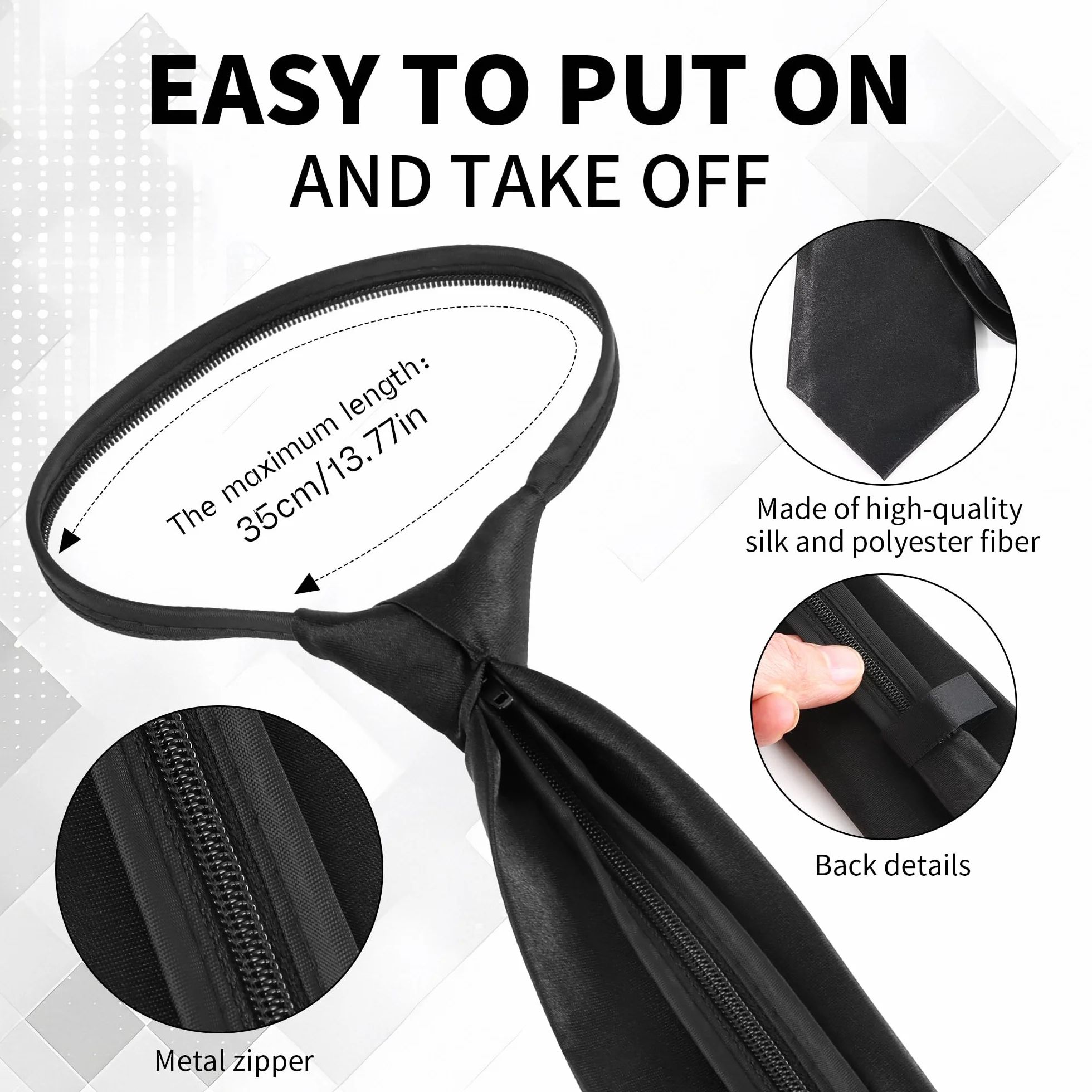 JSMTKJ 4 Piezas Corbata Infantil para Niños, Ajustable con Clip y Banda Elástica, Perfecta para Graduación, Boda, Disfraces y Eventos Formales Elegante y Fácil de Colocar para Niños