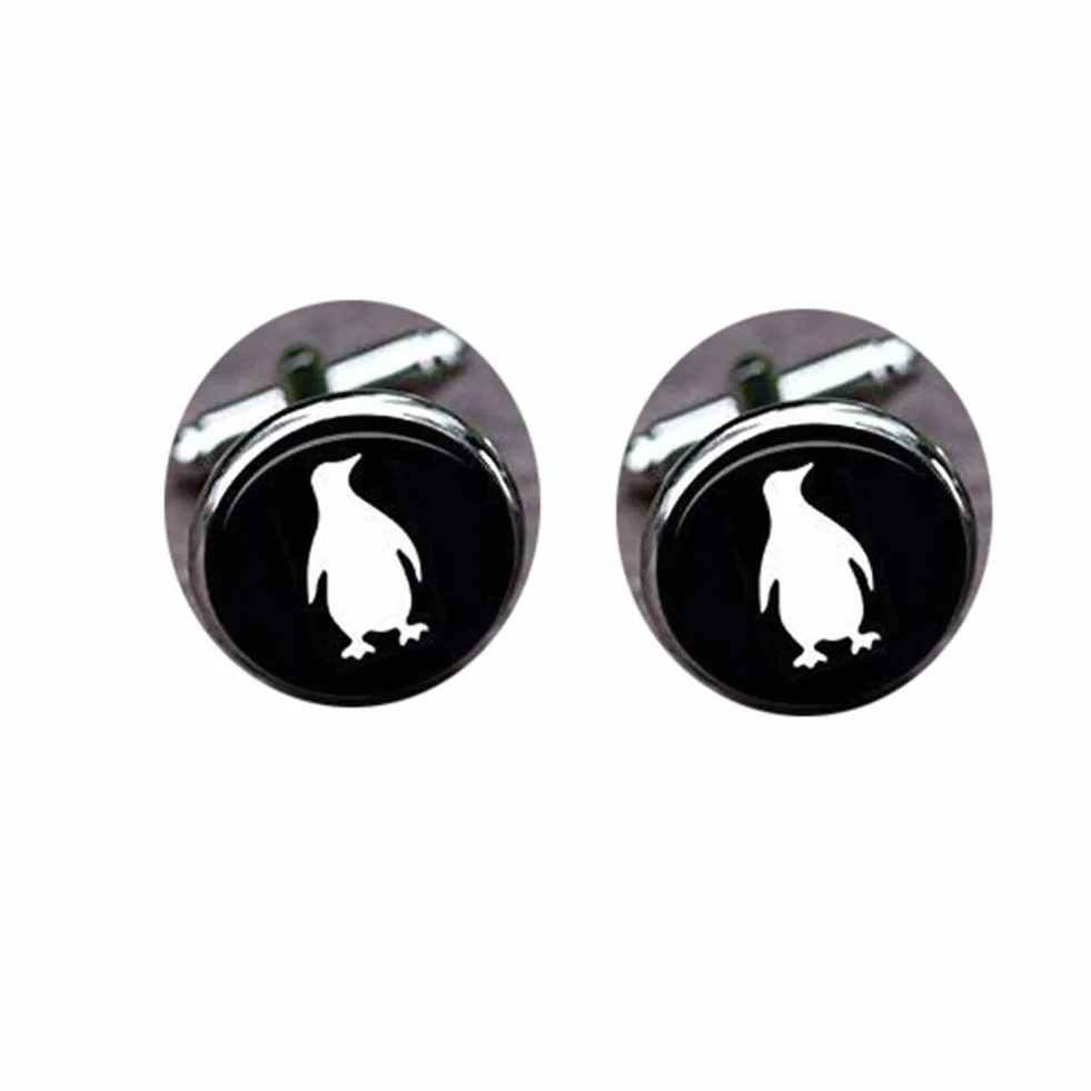 Gemelos de Boda de Diablo Sangriento, pingüino, Clips de Corbata, Novios, Regalos de Animales
