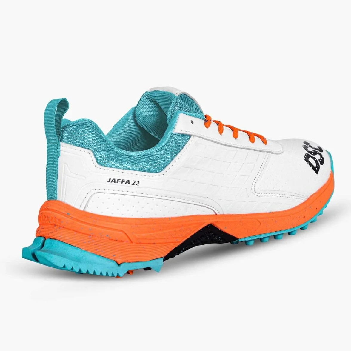 DSC Jaffa 22 Cricket Shoes Men Boys UK 6 EU 40 White Orange
