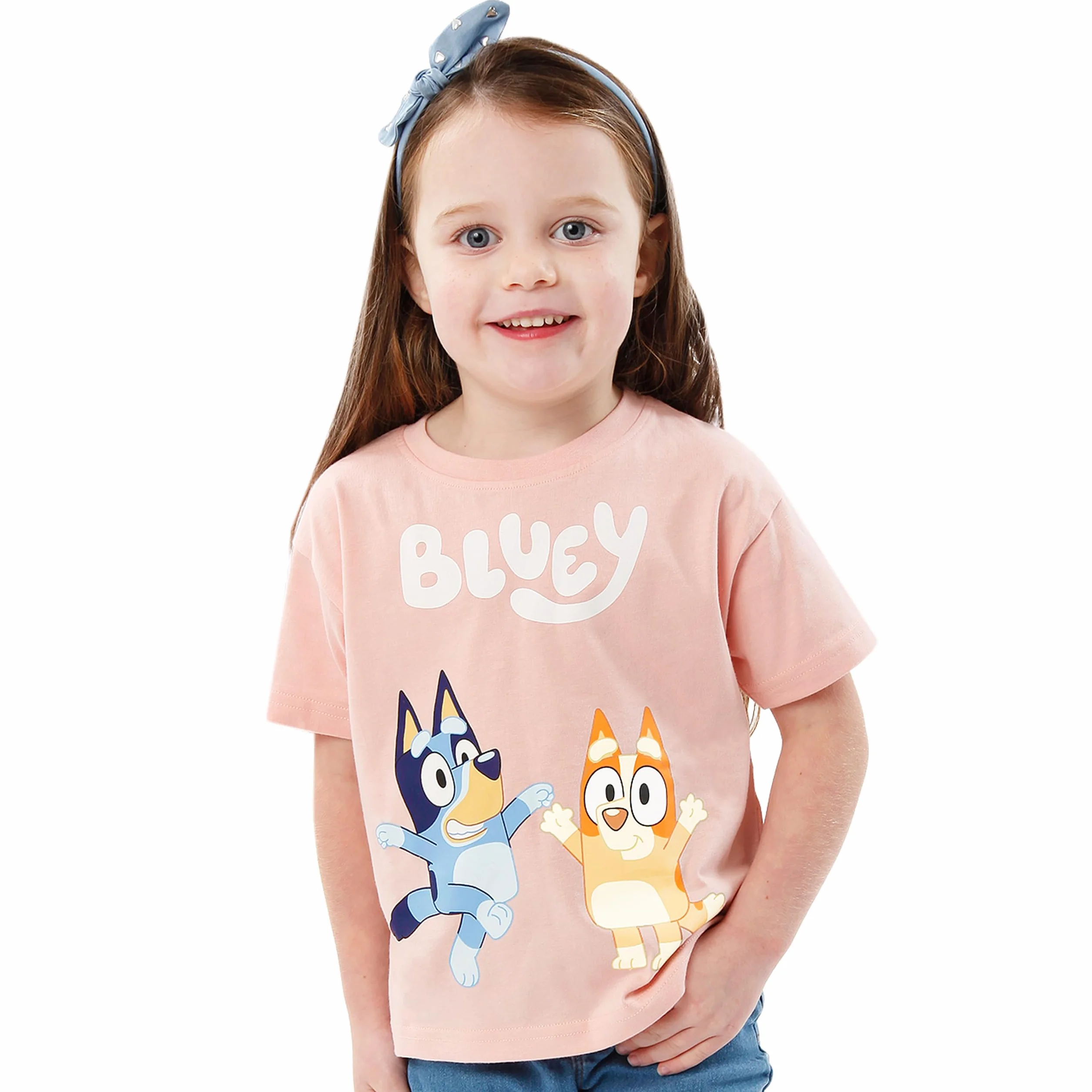 Bluey Camiseta Camiseta de Bingo para Niñas | Camisetas Manga Corta Niña | Camisetas Niñas | De 18 Meses a 6 Años