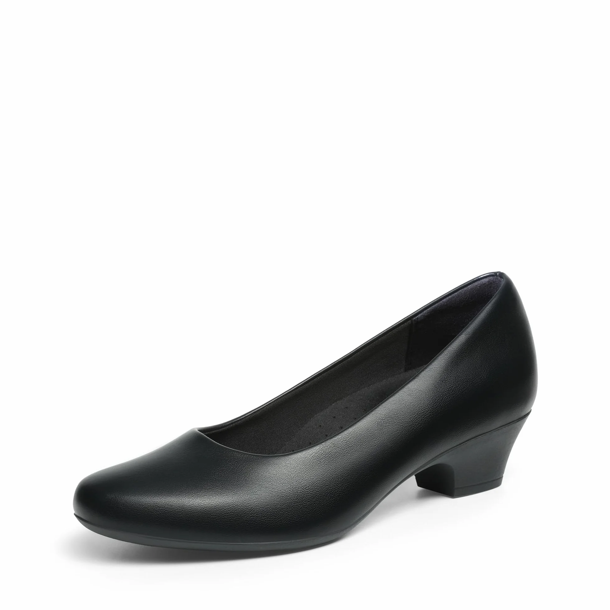 DREAM PAIRS Zapatos de Tacón Bajo Cerrados para Mujer Cómodos Elegantes Trabajo Bodas