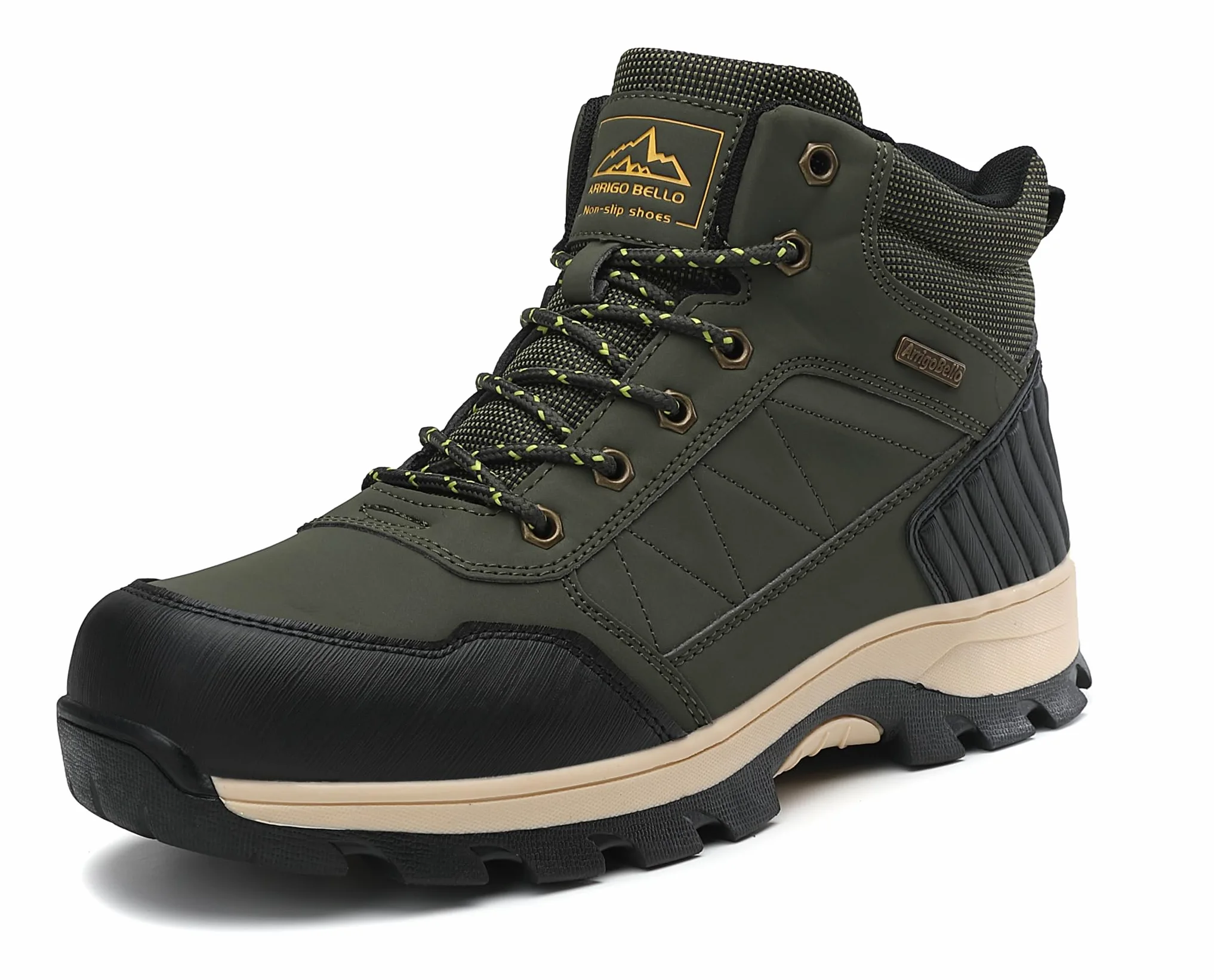 ARRIGO BELLO Botas Hombre Invierno Botines Montaña Cálido Antideslizante Trekking Nieve Zapatos Talla 41-46