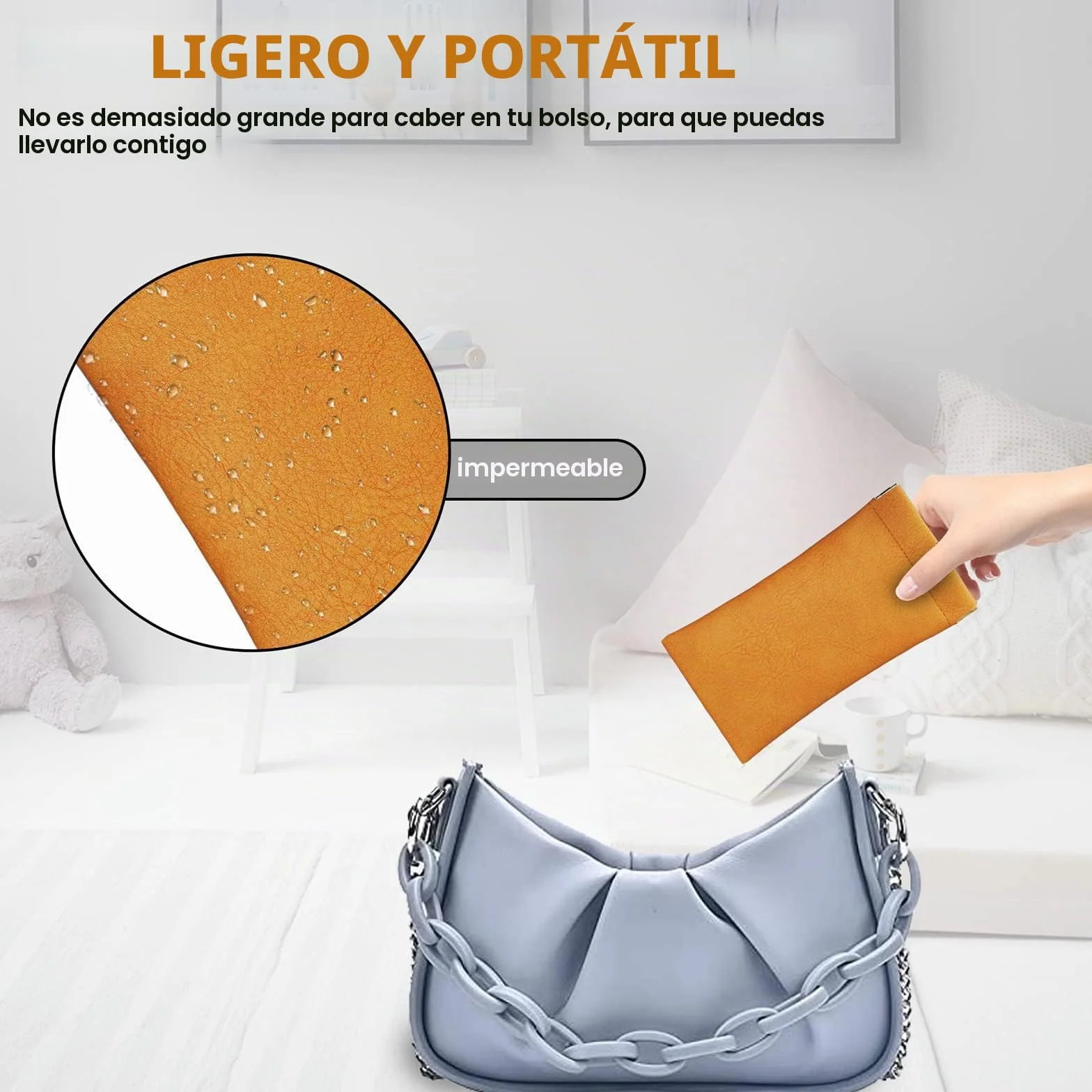 Molshine 2 uds Estuche suave para gafas de sol Portátil de cuero