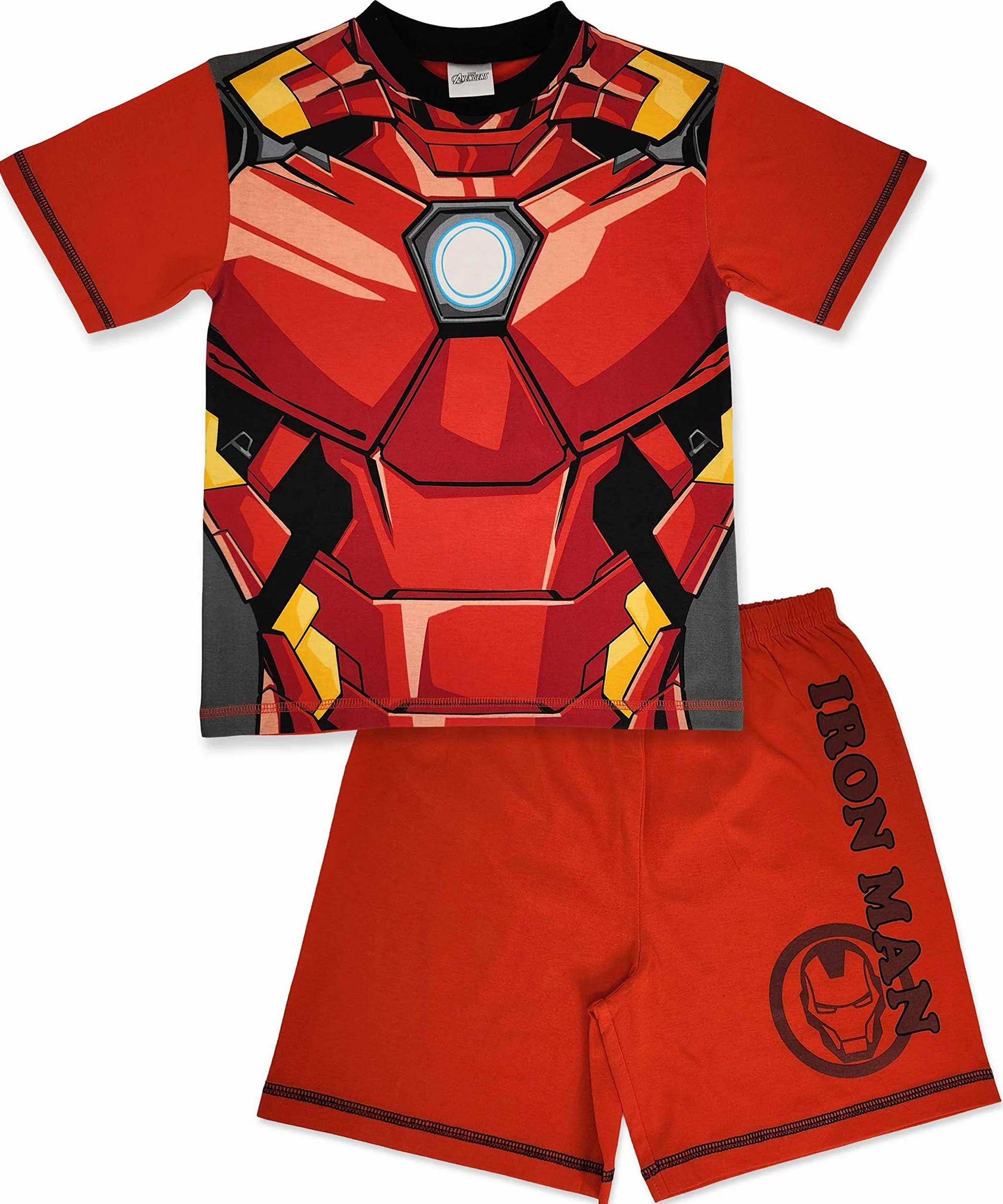Marvel Pijama Corto Ironman Avengers Brilla en la Oscuridad
