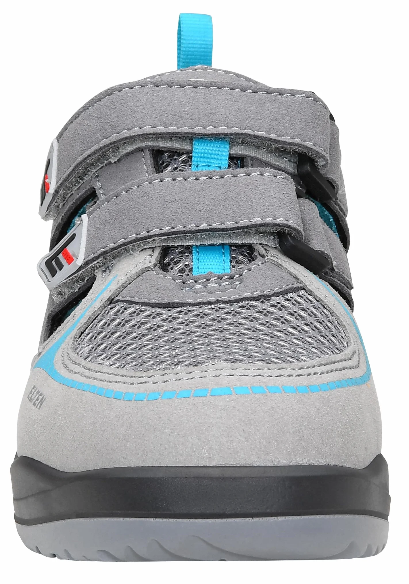 Elten Mila Aqua Easy ESD S1 Zapatillas de seguridad mujer ligeras gris agua puntera acero cierre velcro talla 35