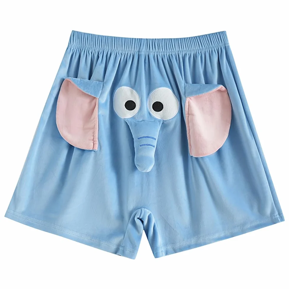 Pantalones Cortos de Pijama para Hombre y Mujeres Pantalones Cortos Divertidos Pajama Shorts Elastico Comodo Suave Ropa de Dormir Casa Pyjama Casual Un Regalo Divertido