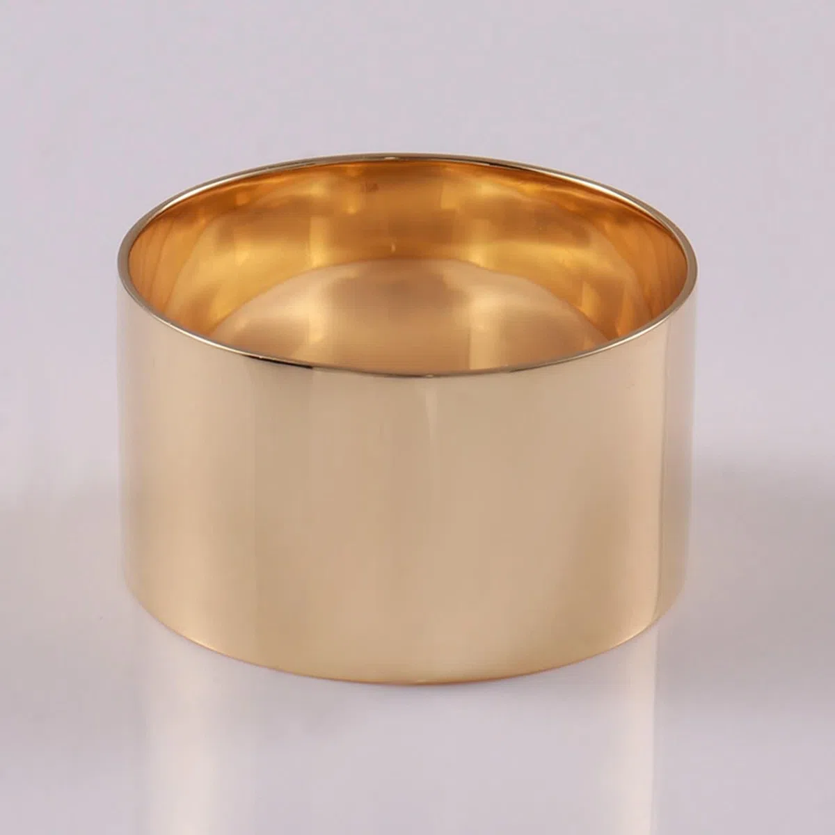 Alianzas de boda, oro amarillo de 9 K/14 K/18 K, ancho 12 mm, bisutería de regalo de cumpleaños
