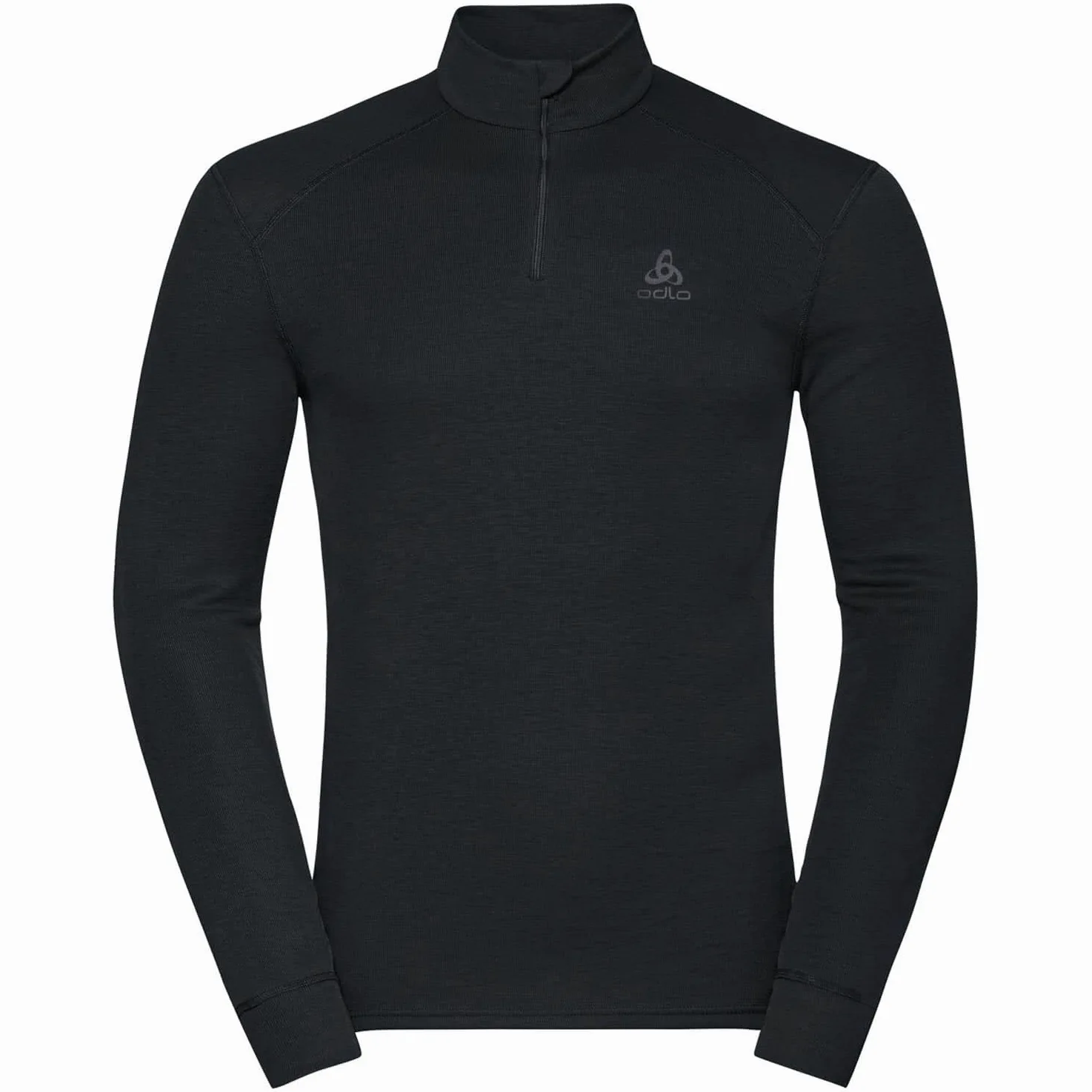 Odlo Camiseta de Manga Larga de Ropa Interior Funcional con Cremallera Active Warm Eco Camiseta Hombre (Pack de 1)