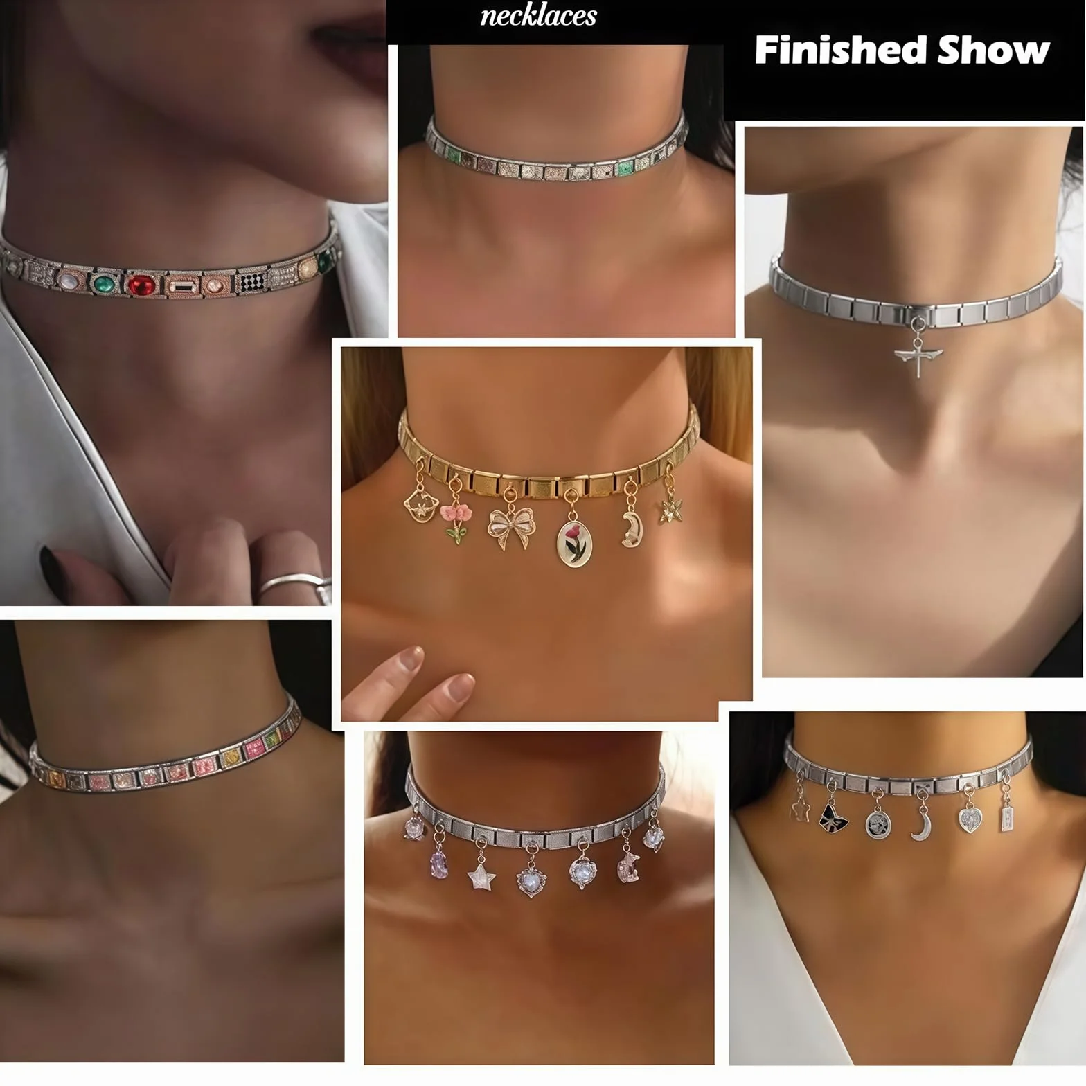 Pulsera Italiana de Encantos Conjunto de Brazalete Dorado con 1 Pulsera Inicial, 10 Encantos Italianos Temáticos del Océano con Herramienta de Apertura, 9 mm Encantos Italianos Modulares,