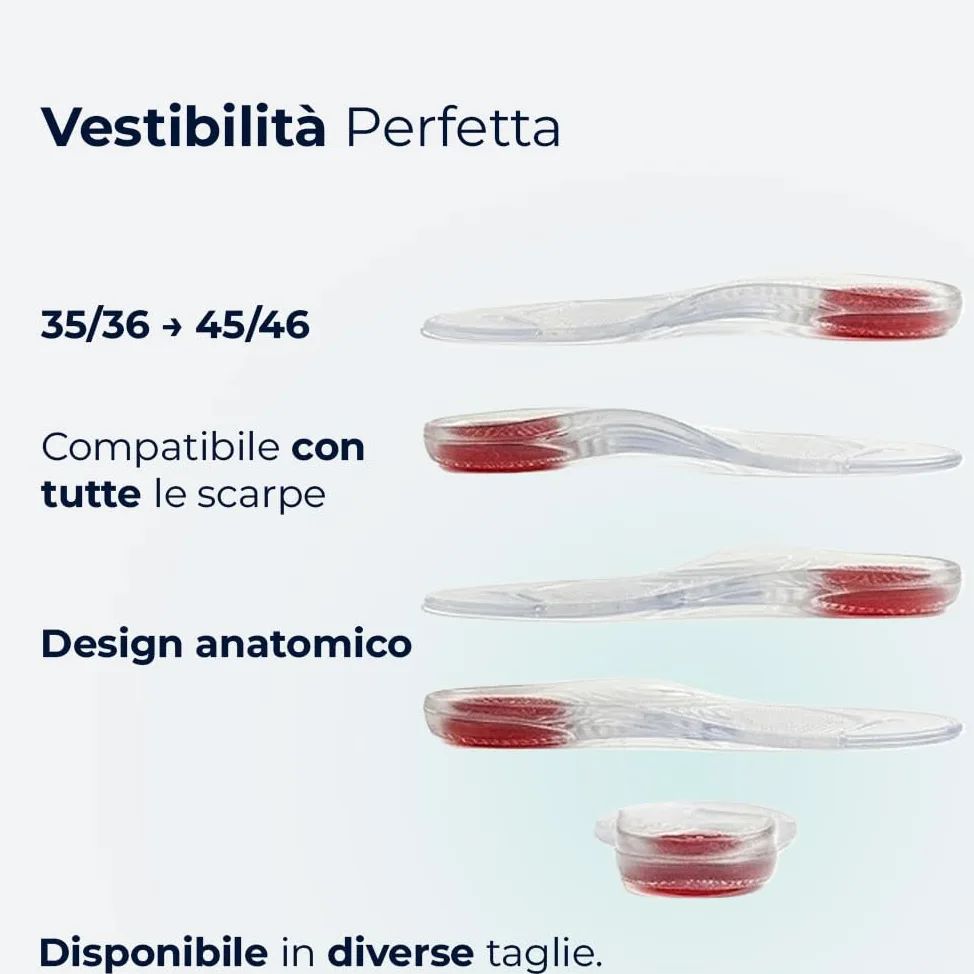 Hidratante plantilla de gel de silicone-1 par (XL 45/46)