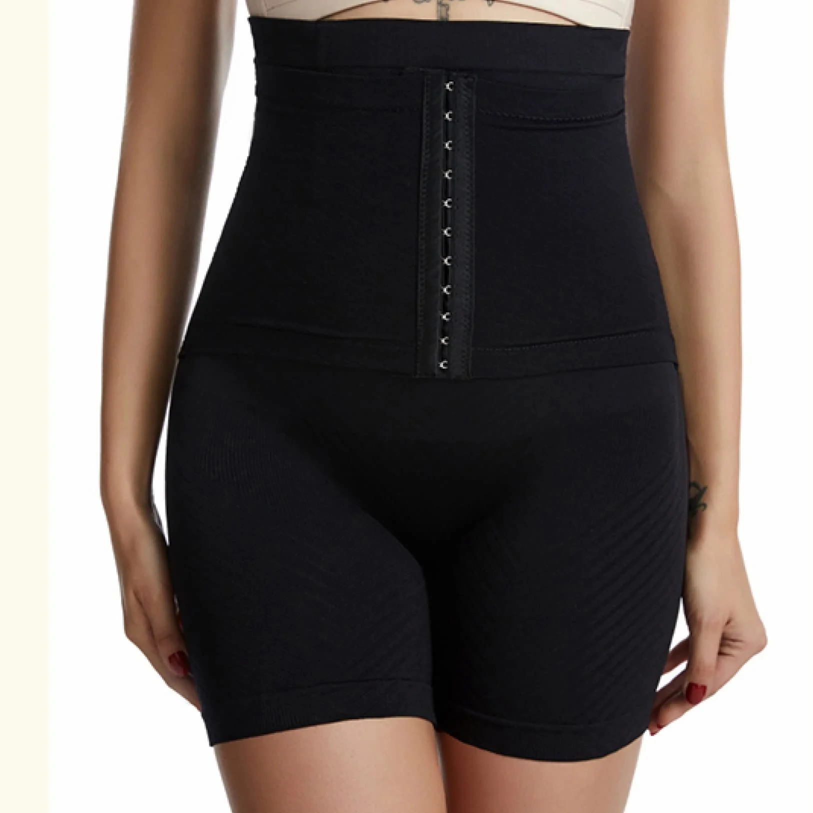 Bragas con Hebilla para Mujer, Entrenador de Cintura Alta, modelador de Cuerpo, Pantalones Cortos, Levantador de glúteos, Adelgazante de Muslos