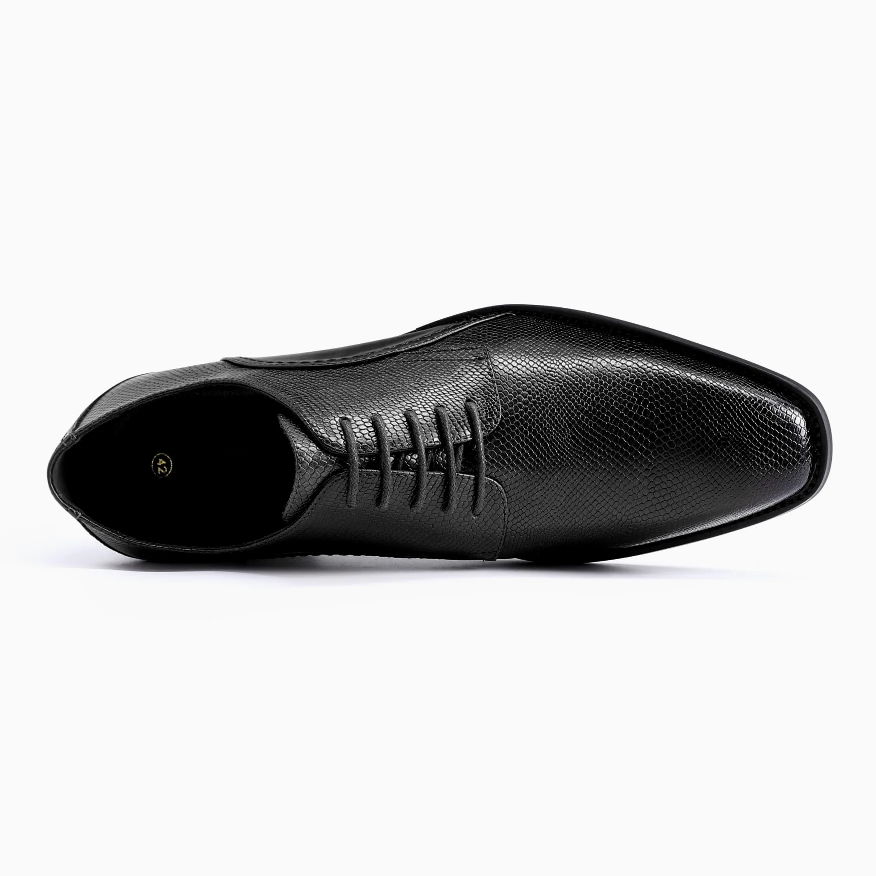 YFFUSHI Zapatos Derby Hombre con Cordones y Estampado de Serpiente Calzado Formal Elegante para Negocios Bodas y Trabajo
