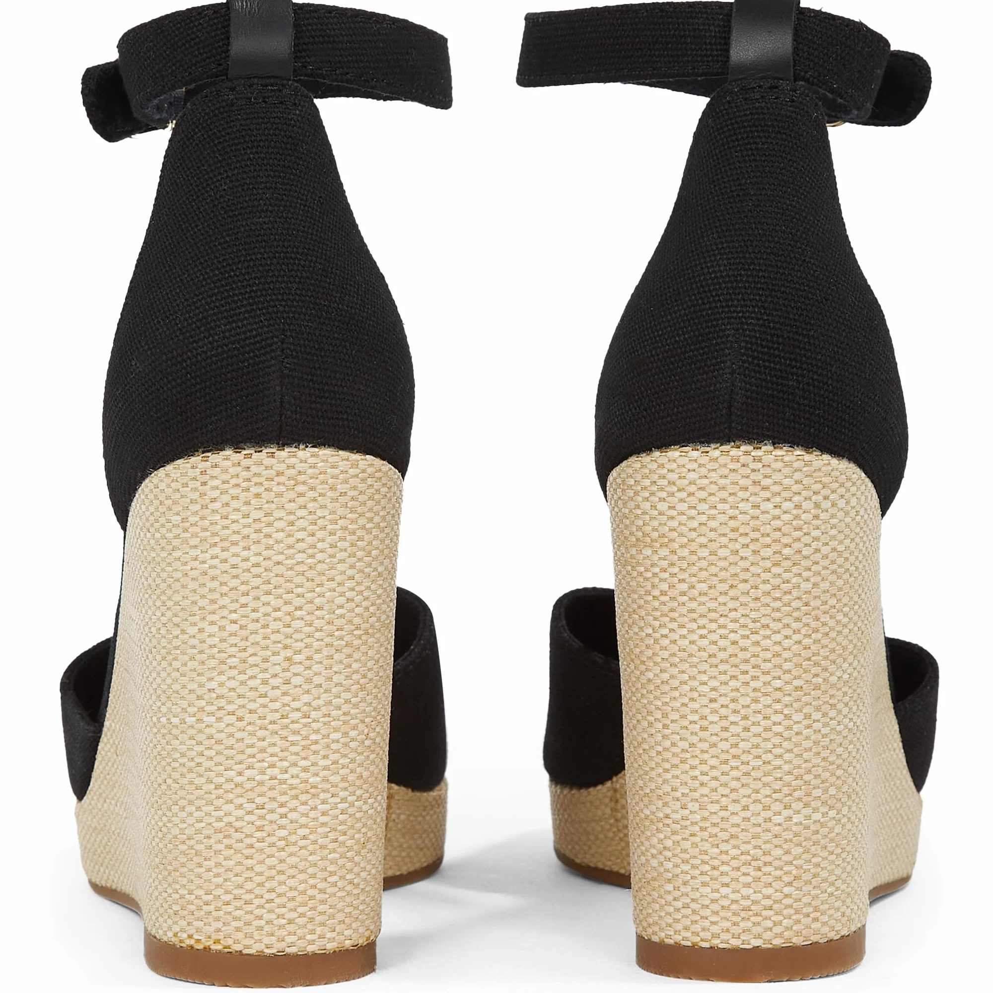 Tommy Hilfiger Alpargatas de cuña Mujer Flag Closed Toe con correa de tobillo