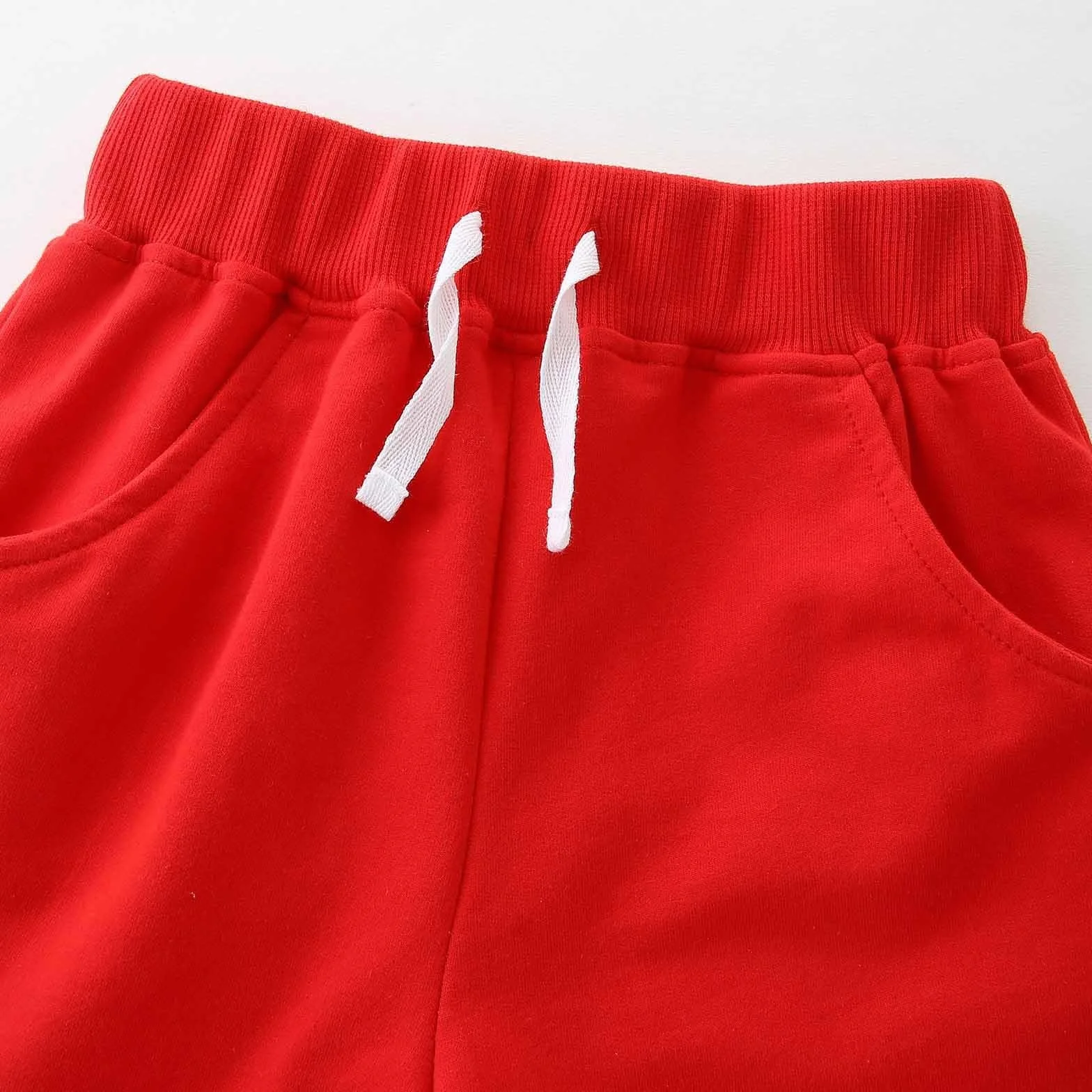 Ropa de 15 años para niños pequeños Sólido Ctton Comodidad Suave Bebé Deportes Jogger Pantalones Cortos Niños Niñas Pantalones Casual Pantalones Cortos Niño 98