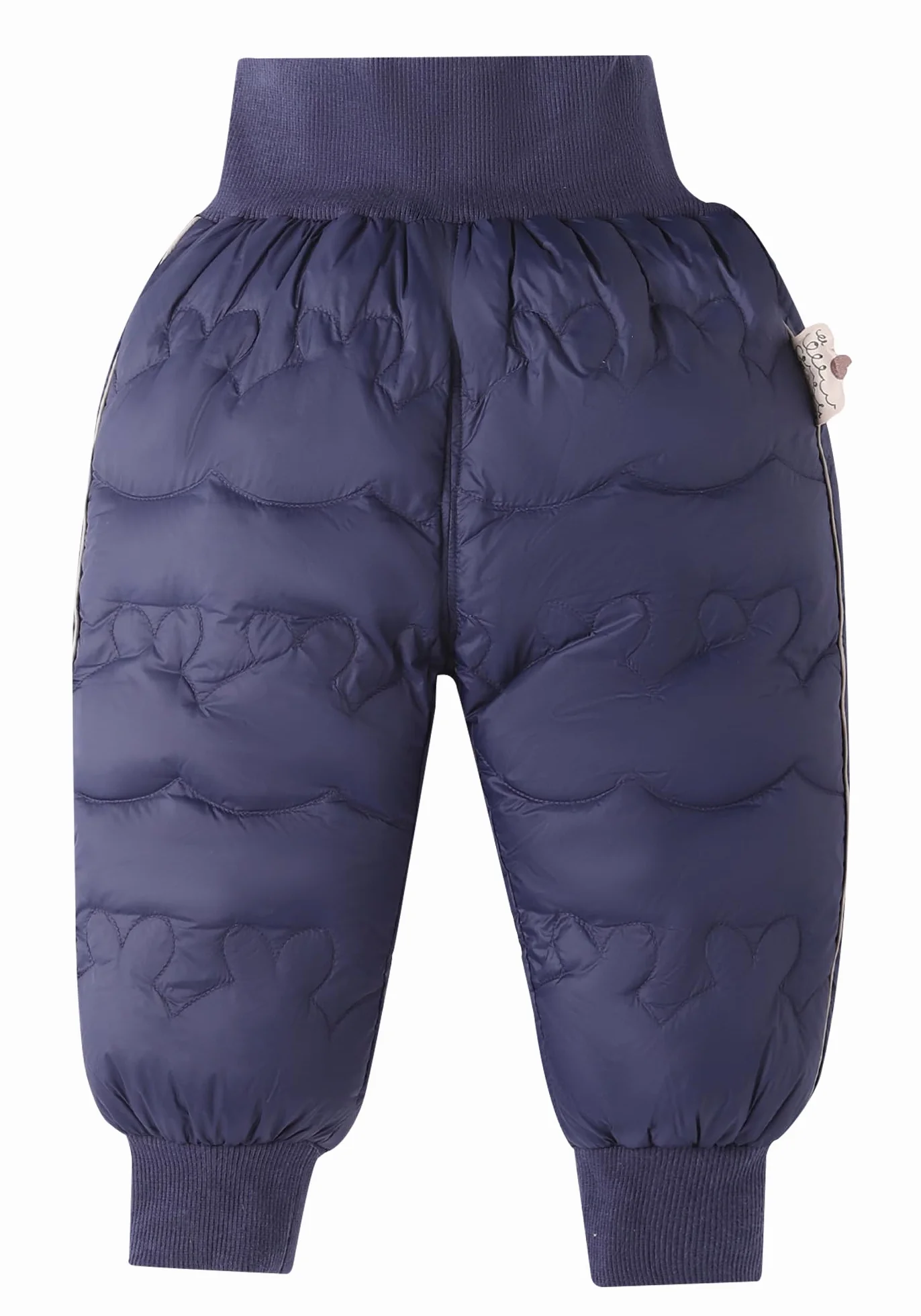 Happy Cherry Pantalones de plumón para niños, ligeros, de invierno, gruesos, cálidos, para la nieve, para niñas y niños, pantalones de esquí a prueba de viento, pantalones para exteriores, de invierno