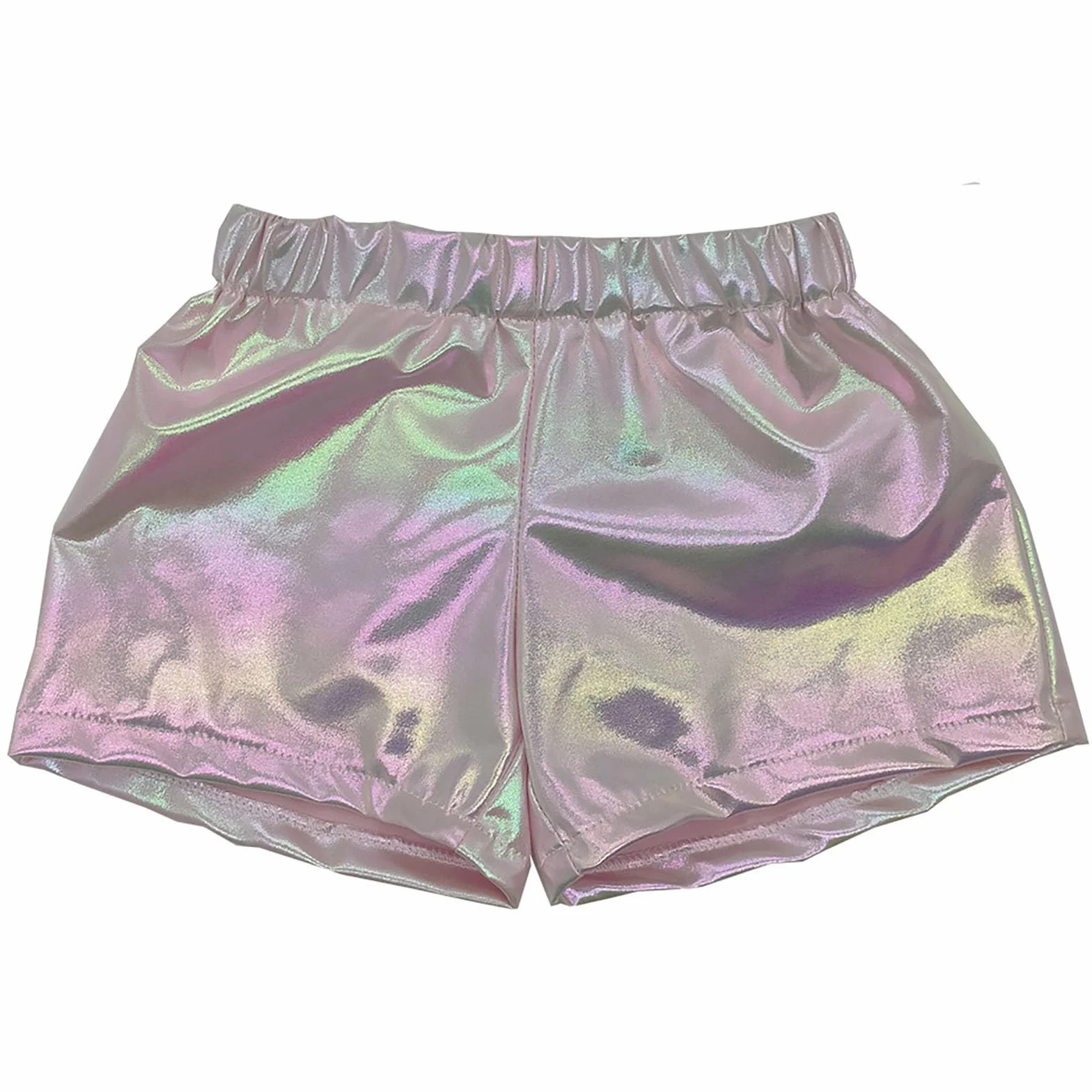 Generisch Pantalones cortos de baile para niñas, brillantes, metálicos, para fiestas
