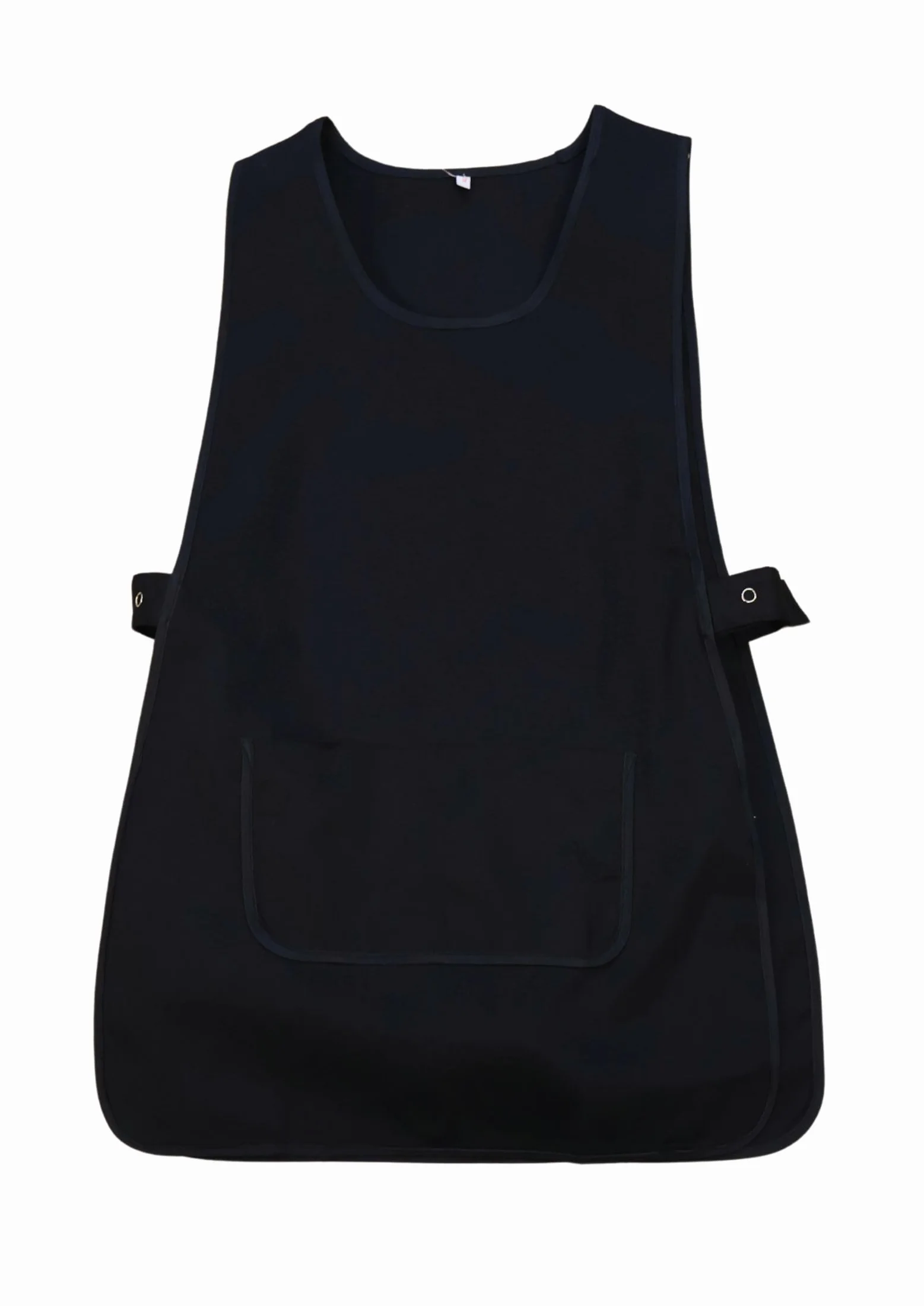 Victory Delantal Limpieza Profesional Uniforme Servicio Sanitario Doméstico Camarera Hostelería Mujer Hombre Ajuste Cómodo Botones Laterales Poliéster Algodón Trabajo Diario Antimanchas Modelo 868