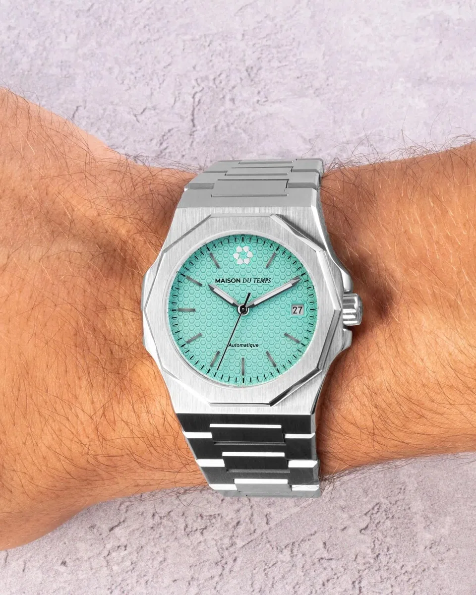 Casa del tiempo reloj automático hombre Miyota pulsera acero o silicona | acero 316L 40mm | impermeable 100m | MTZeta