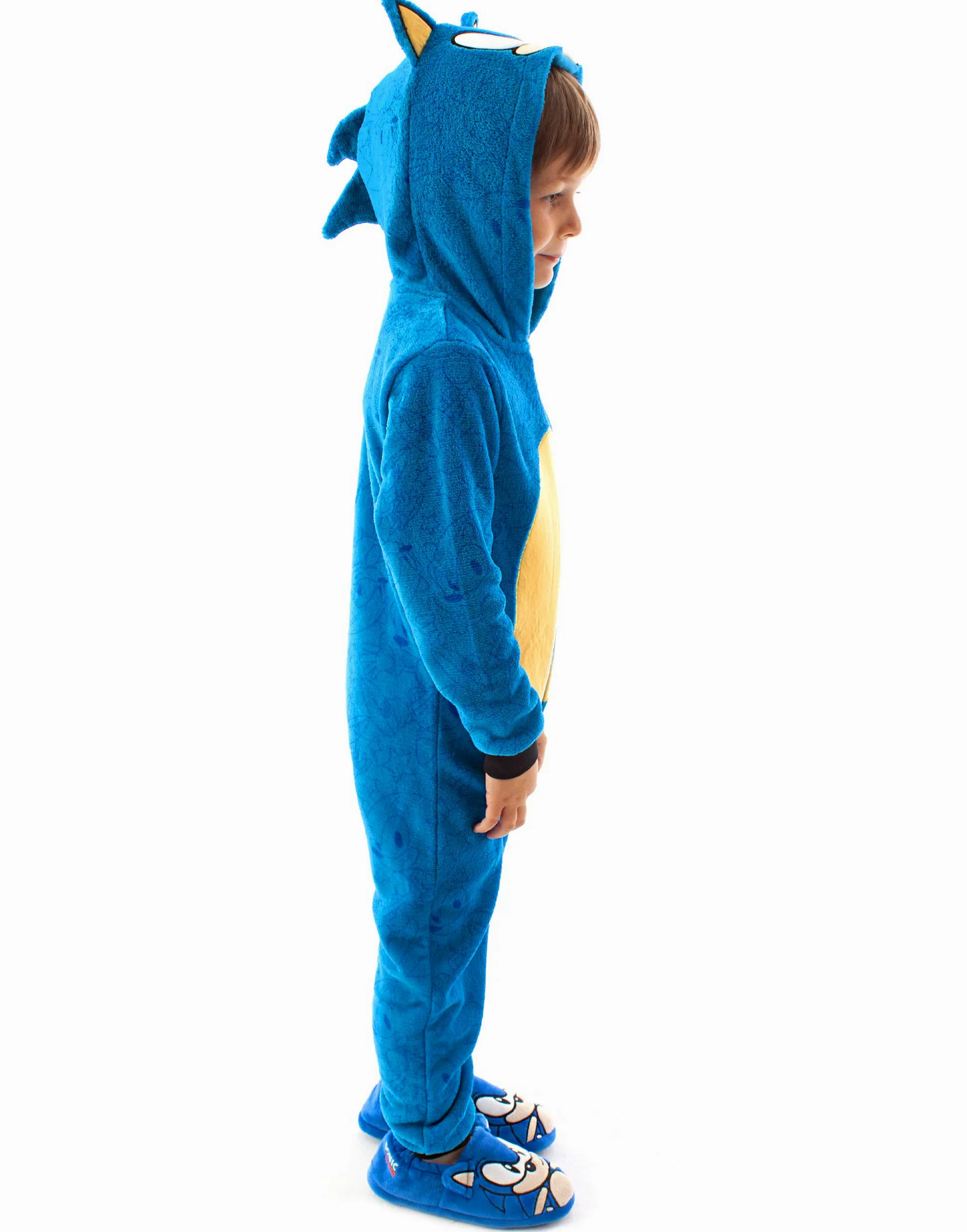 Sonic The Hedgehog Onesie niños niños Pijamas Todo en un PJS