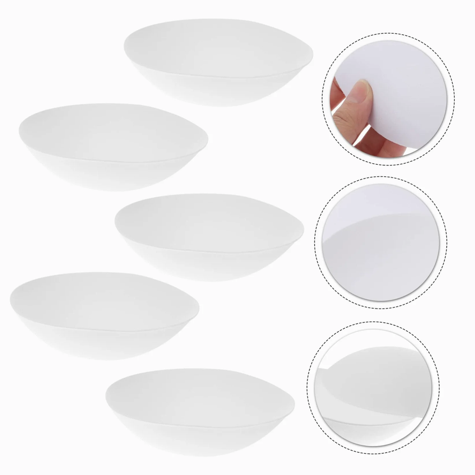 GALPADA 20pares Pads Inserts Transpirables Para Sujetadores Deportivos Almohadillas De Poliéster Para Del Bust Rellenos De Sujetador Para y Actividades Deportivas