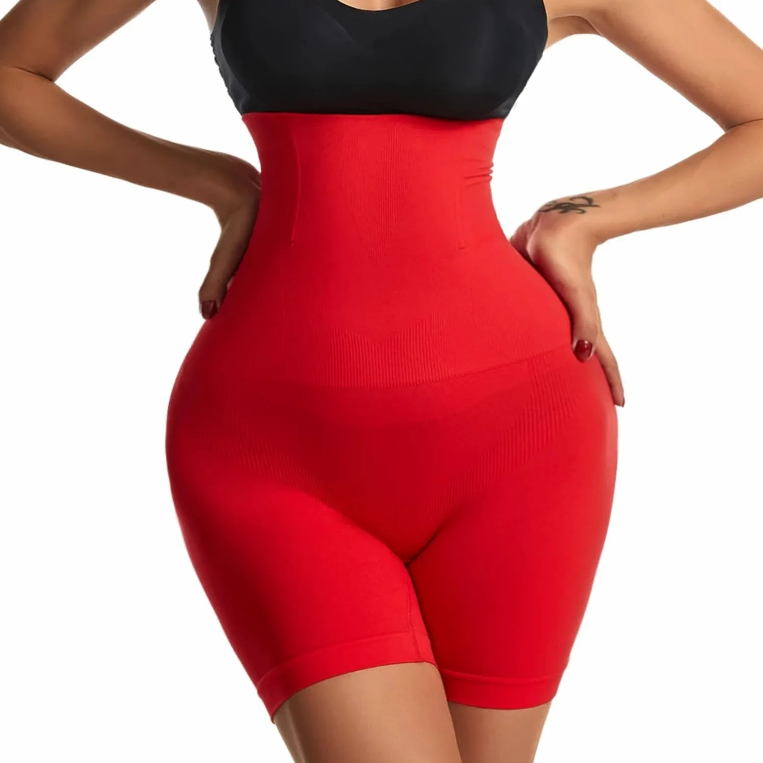 Braguitas Moldeadoras 2 uds alta formador de cintura entrenador bragas con control de barriga levantador de glúteos moldeador de cuerpo adelgazante Shapewear Strap Briefs Panty Para Moldear El Cuerpo(
