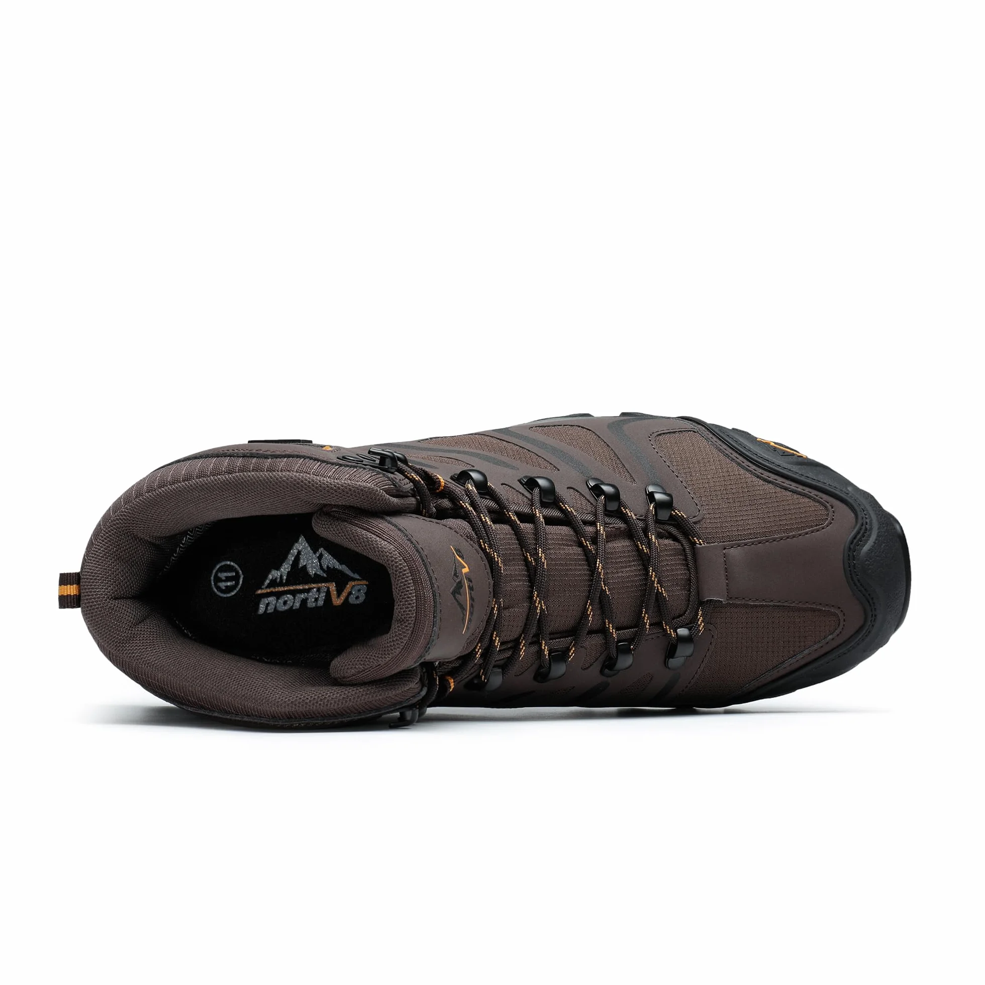 NORTIV 8 Botas de Montaña Zapatos de Senderismo Hombres Zapatillas Trekking Impermeables Ligeros al Aire Libre 160448_M-E