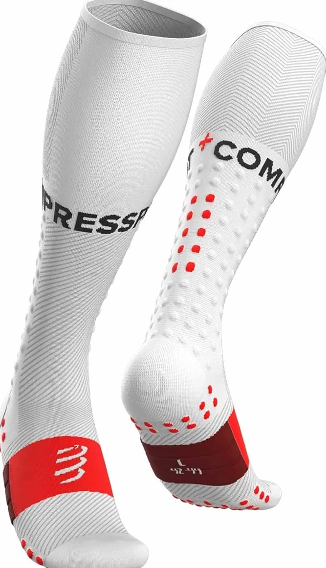 COMPRESSPORT Full Socks Run Calcetines de Compresión Soporte Muscular Running Triatlón