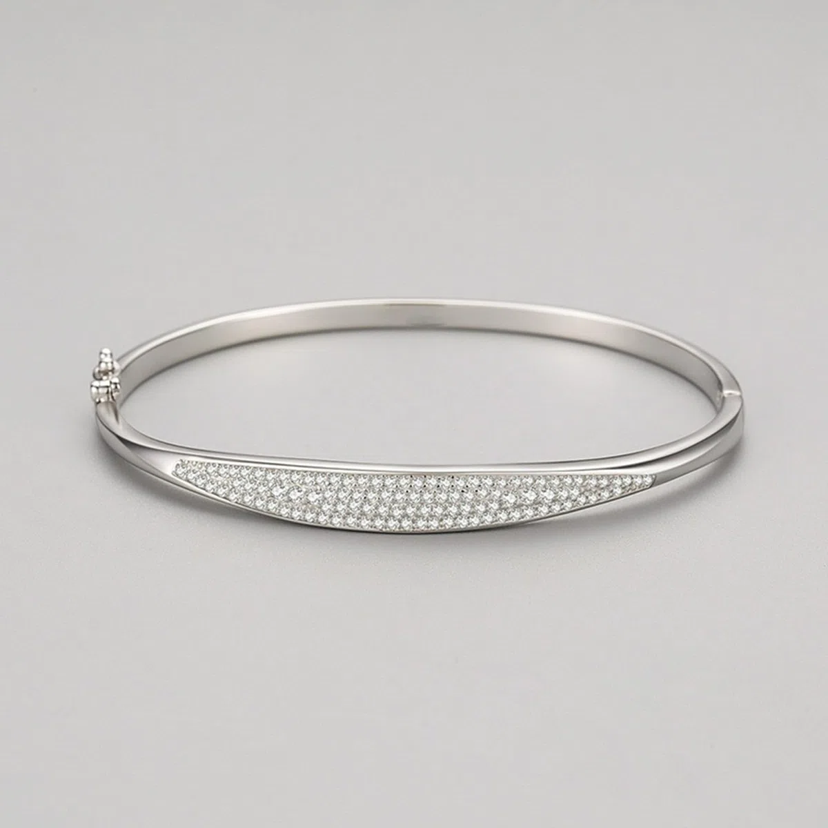 Pulseras para la amistad, pulsera geométrica de diamantes creados para parejas, PT950 y oro blanco de 9K/14K/18K