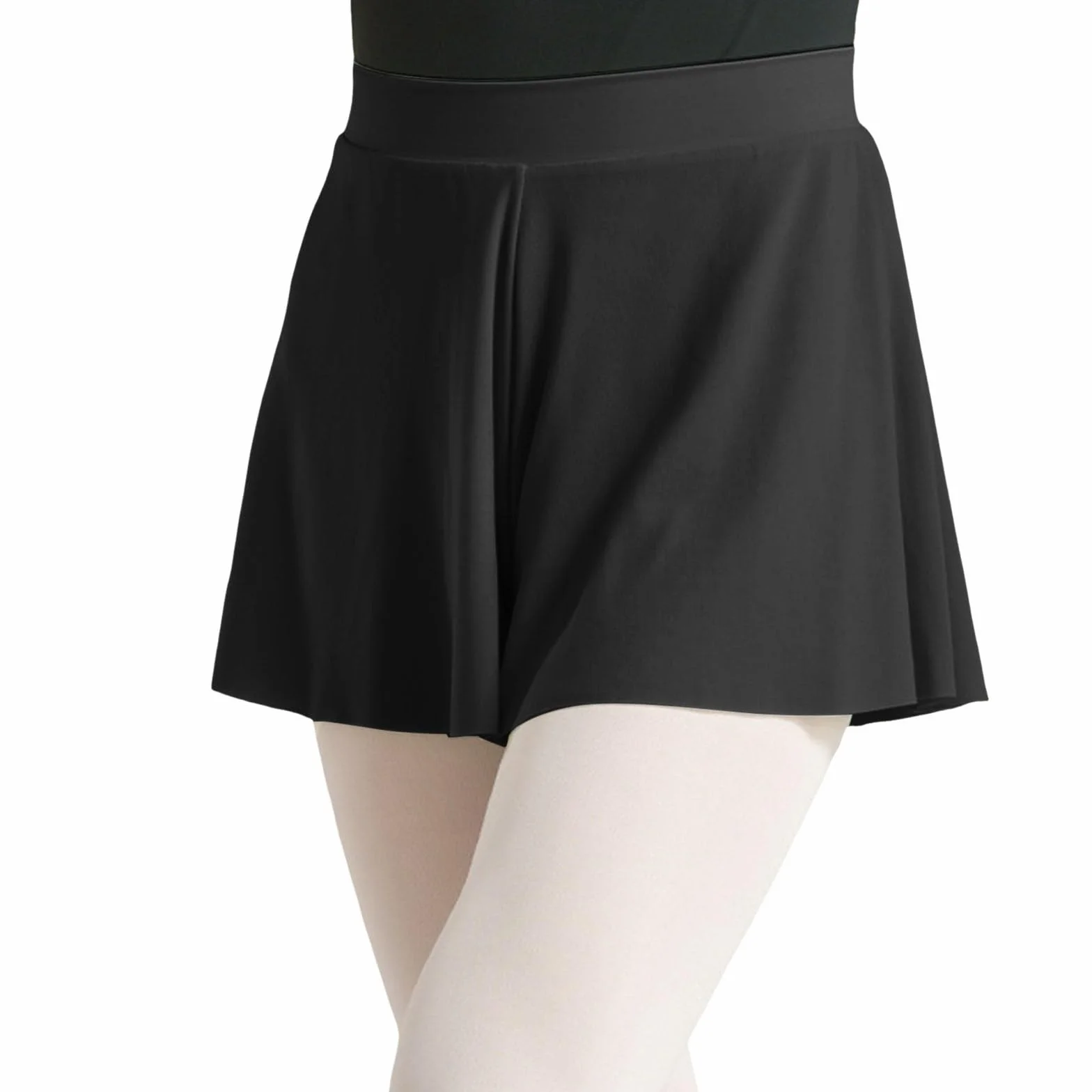 Pantalones cortos de baile para mujer, cintura elástica, transpirables, color puro, elásticos