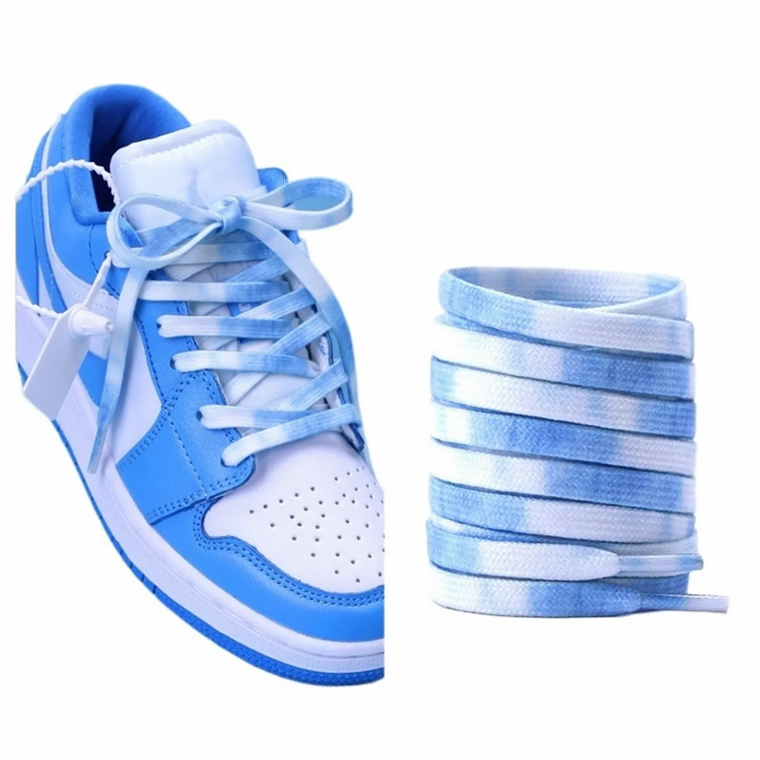 5 pares de cordones teñidos con degradado for zapatillas deportivas, botas y patines Para Zapatos Casuales