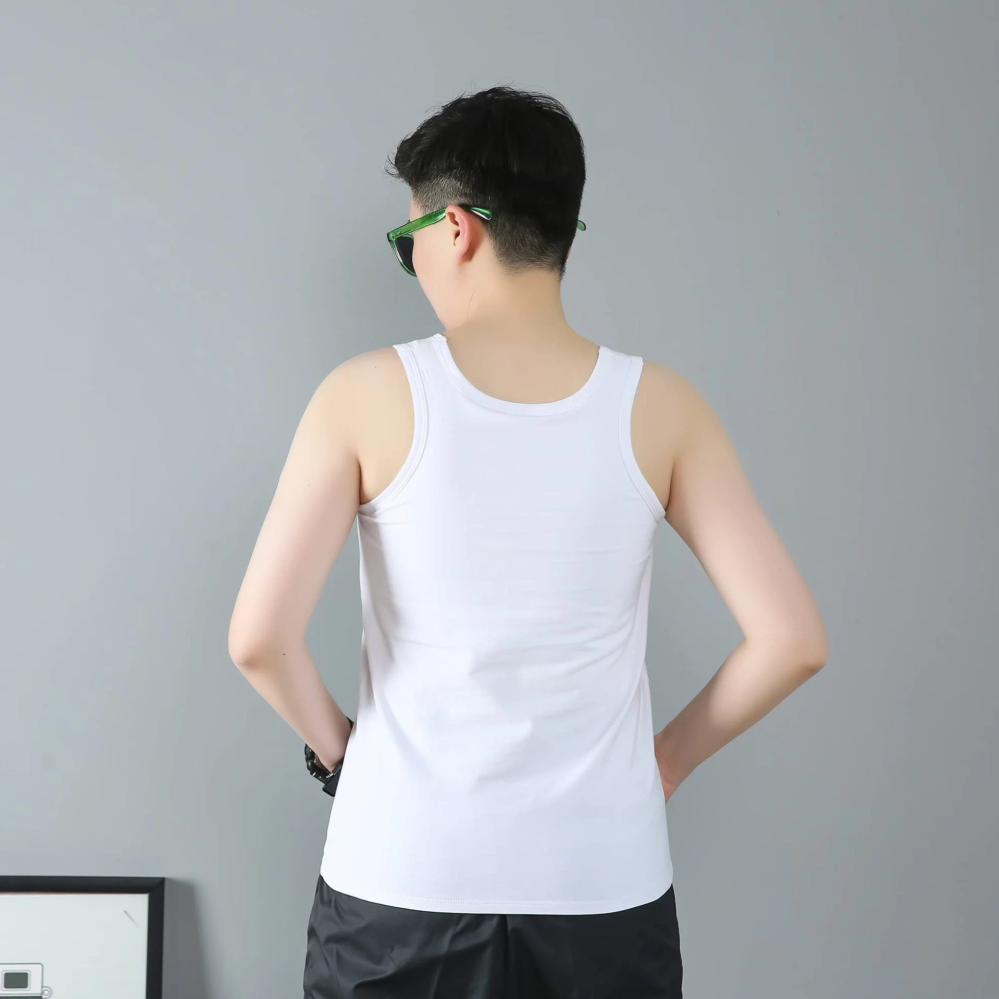 BaronHong Faja Tank Top Algodón Fuerte Banda Elástica