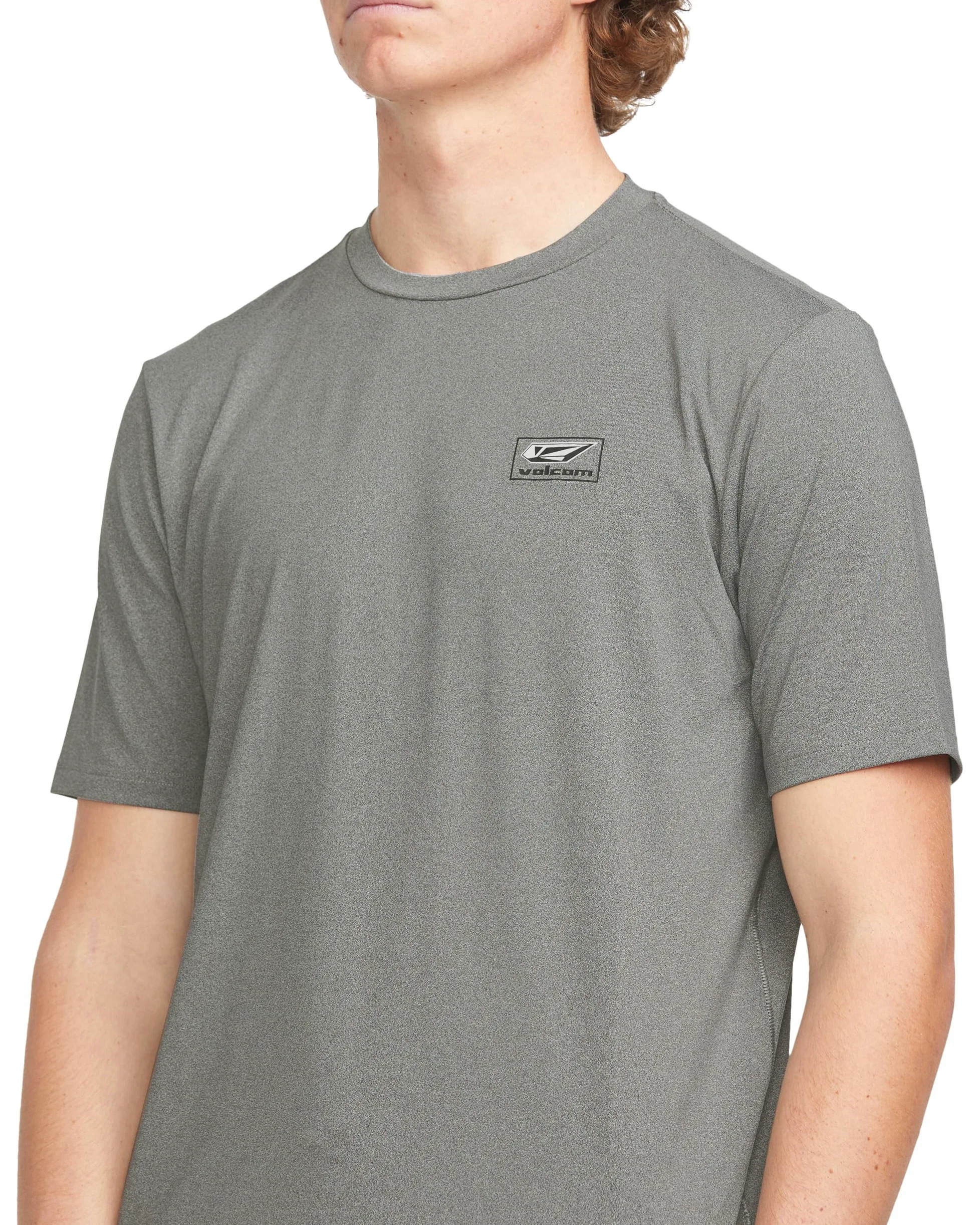 Volcom Stone Stamp - Camiseta de Manga Corta con Protección UPF 50+ Camisa de protección de Sarpullido Hombre