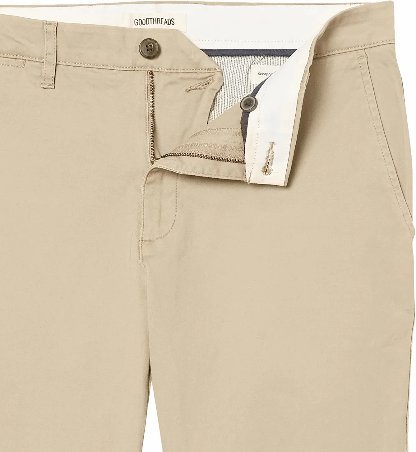 Amazon Essentials Pantalón Chino Elástico, Cómodo, Lavado y de Ajuste Ceñido (Previamente Goodthreads) Hombre