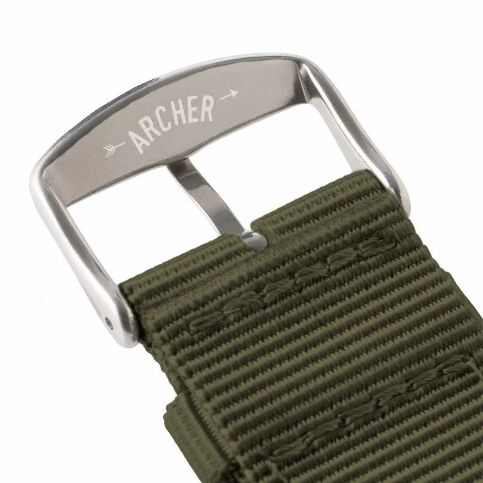 Archer Watch Strap - Correas de Reloj de Nailon Premium de Liberación Rápida