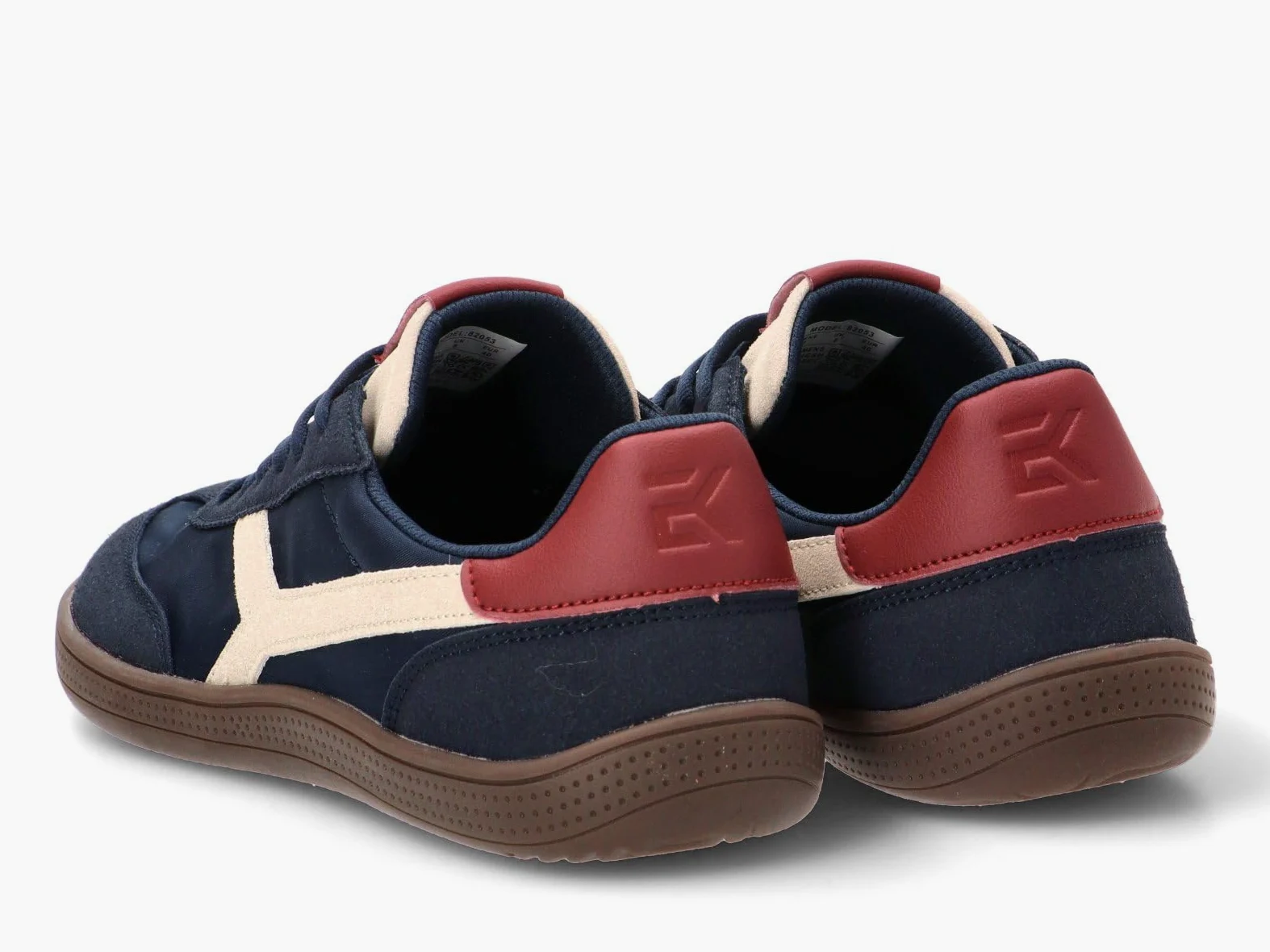 Etika Zapatillas Respetuosas de Hombre, Calzado Minimalista Deportivo con Puntera Ancha, Sneakers Retro Suela Plana, Modelo Yara 01 82053