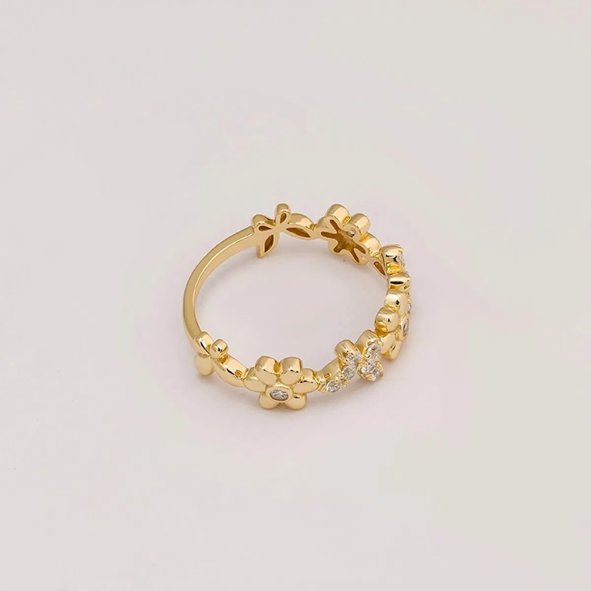 Anillos de pareja de oro 9 K/14 K/18 K auténtico con moissanita, forma de mariposa