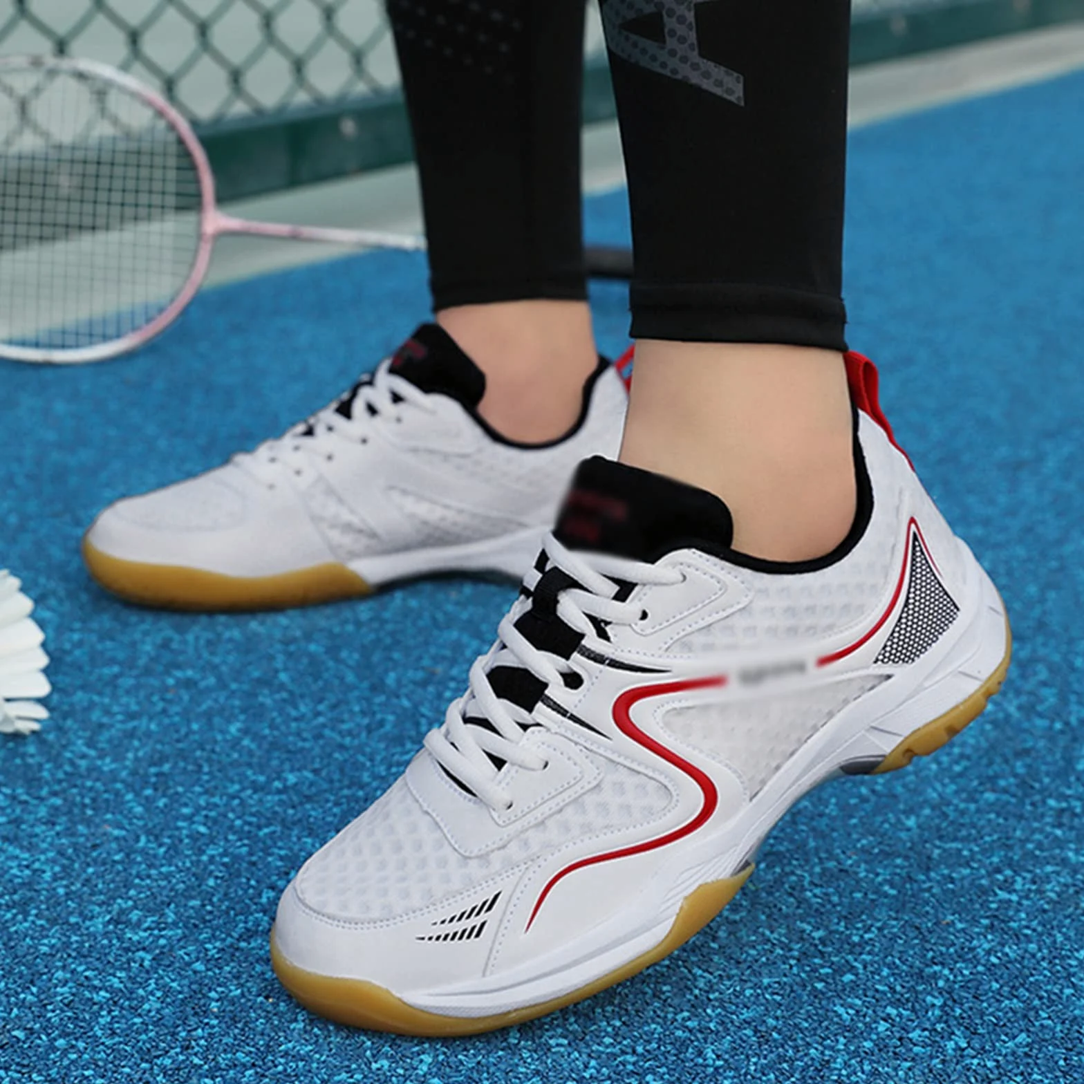 AIRFUL Zapatos de Tenis para Hombre y Mujer, Entrenamiento en cancha Interior, Tenis de Squash, Tenis, Zapatos Deportivos adecuados para Balonmano, Pickleball, bádminton, Floorball, Squash