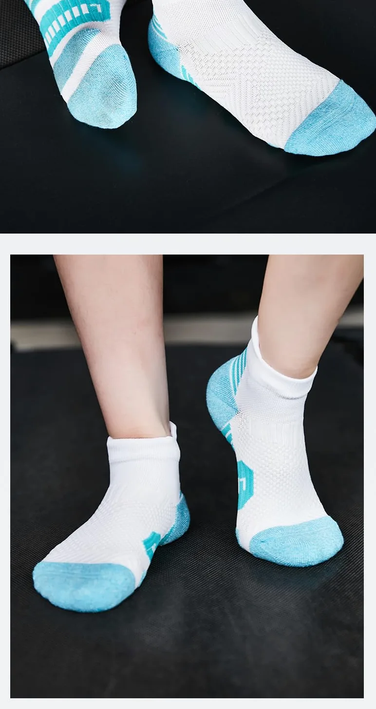 10 pares de calcetines invisibles para mujeres y hombres, de corte bajo, antideslizantes, atléticos, para correr, informales, invisibles, color negro, talla M (tamaño: 40-44)