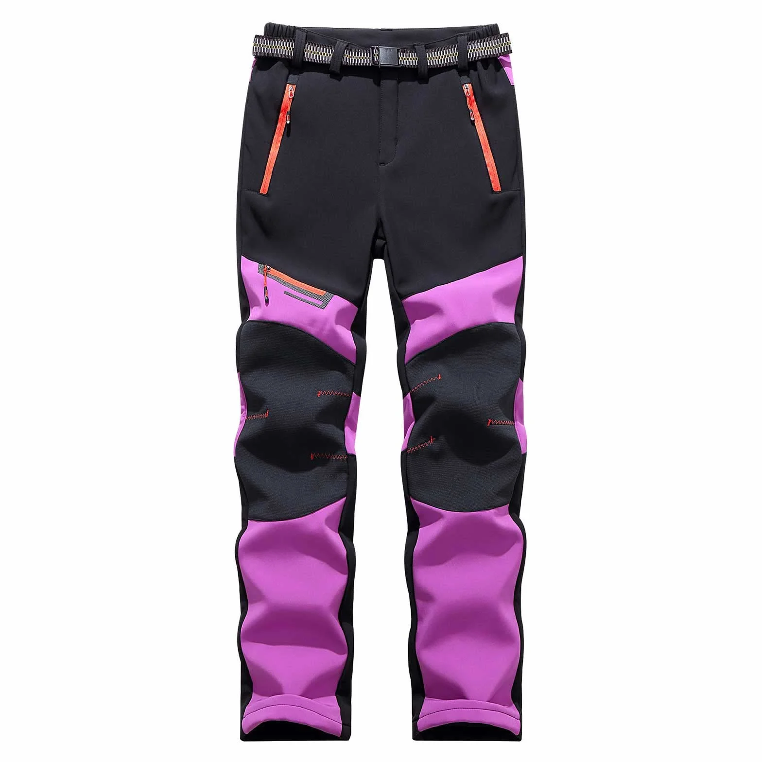 Pantalones de esquí cálidos impermeables para mujer softshell nieve térmicos