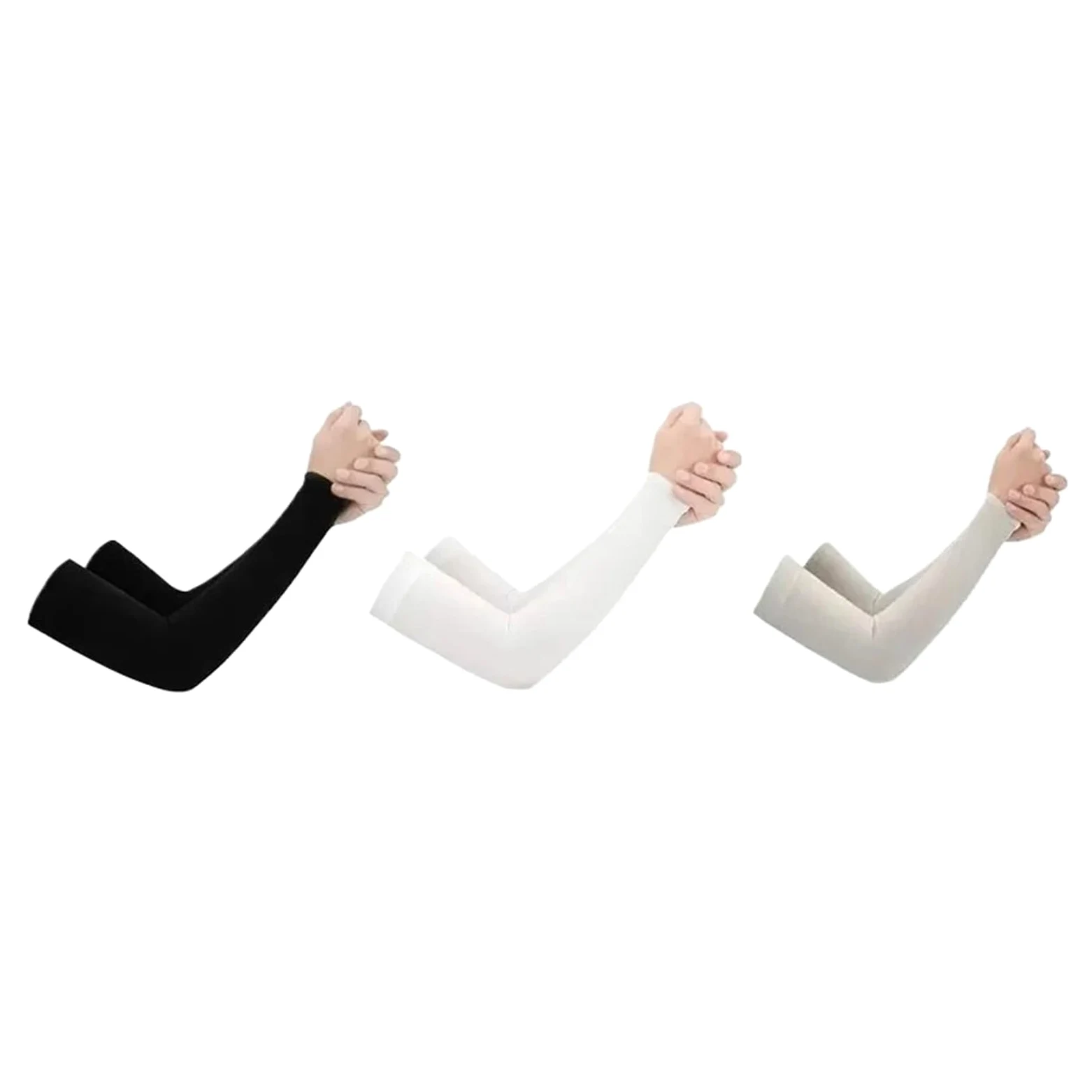 Genérico Mangas de brazo protección solar transpirables unisex for ciclismo deportes al aire libre
