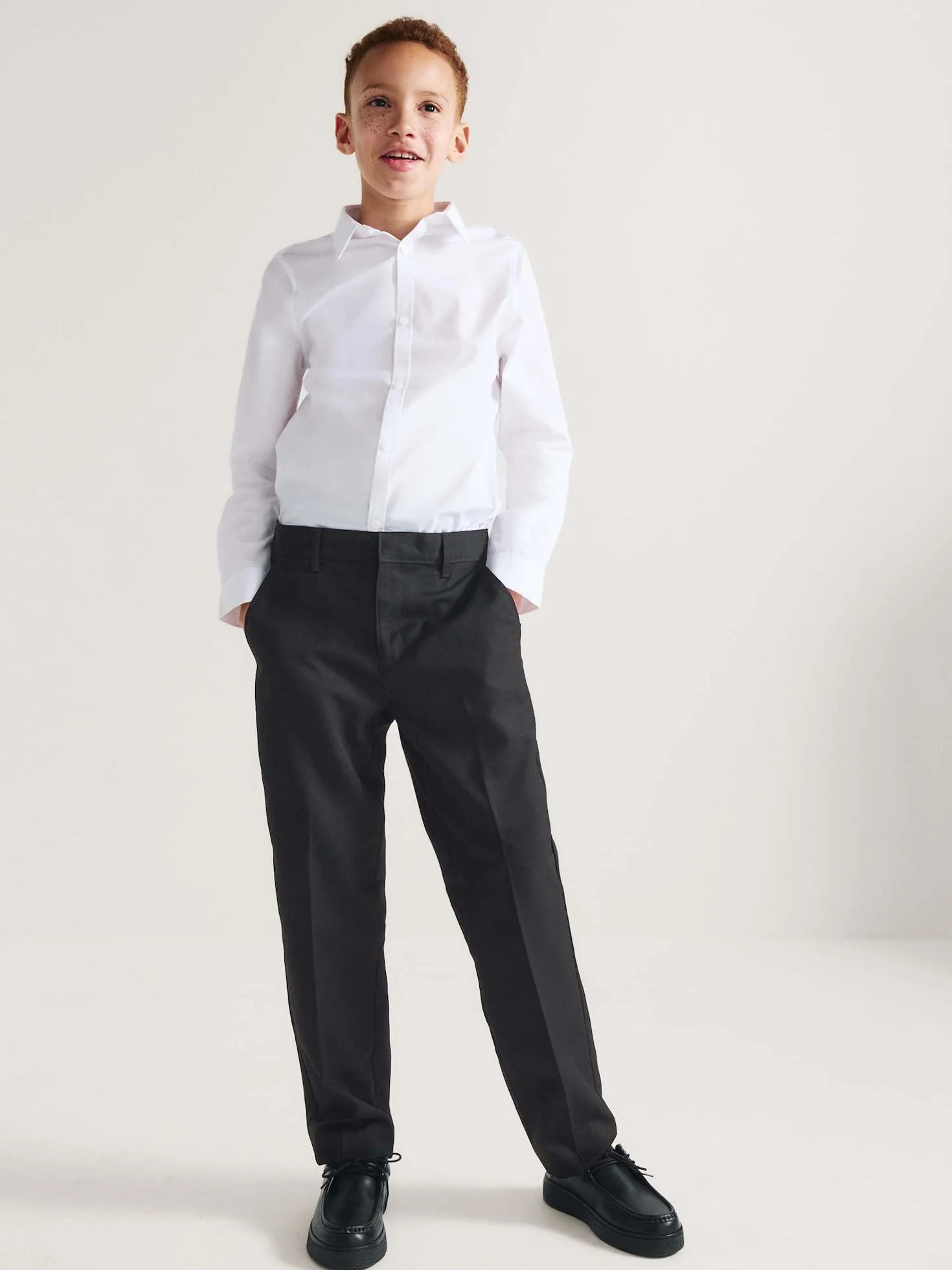 Marks & Spencer Pantalones Escolares de Largo Normal para Niño Pack de 2