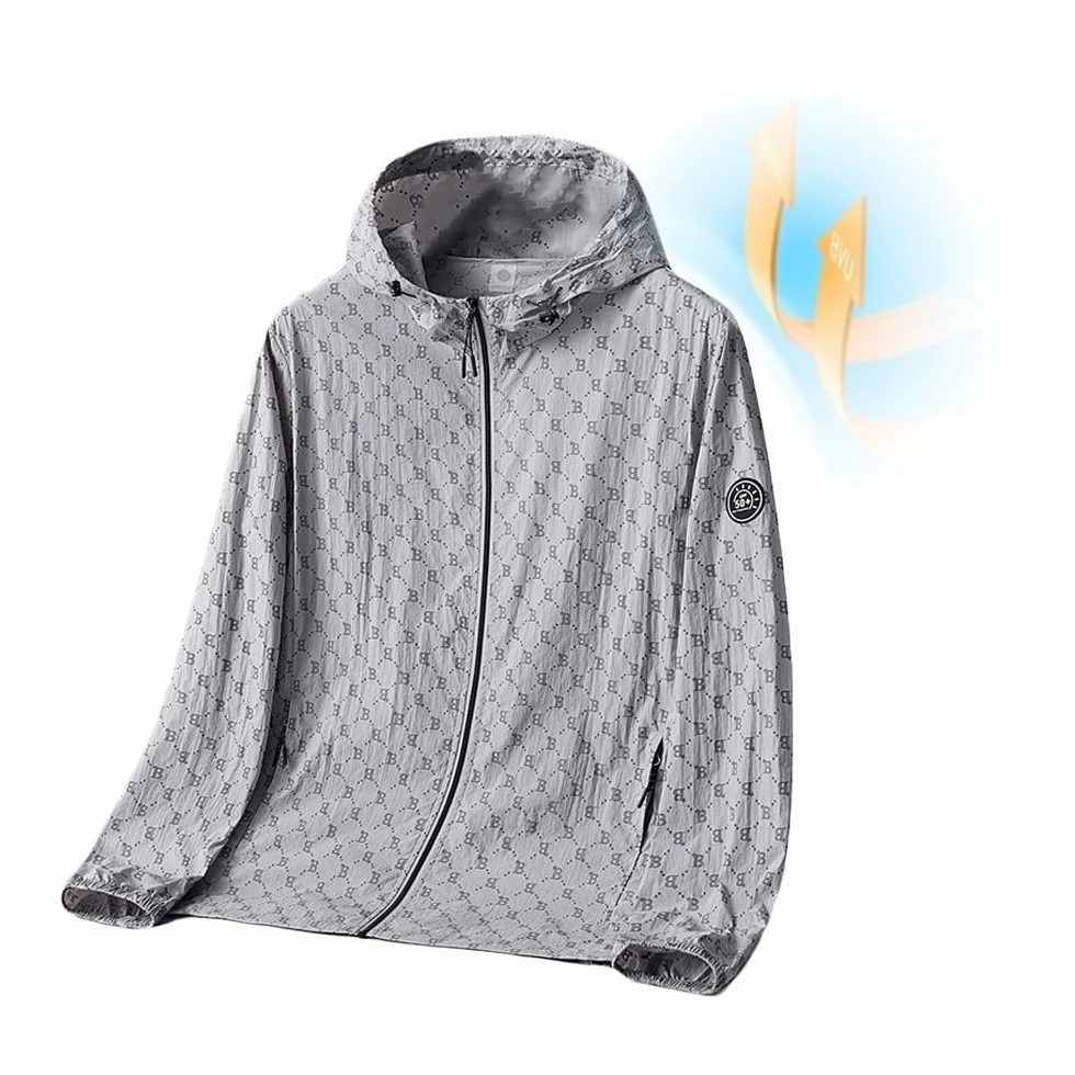 Camisas de pesca con protección solar UPF 50 ultrafinas y transpirables para hombre, con capucha
