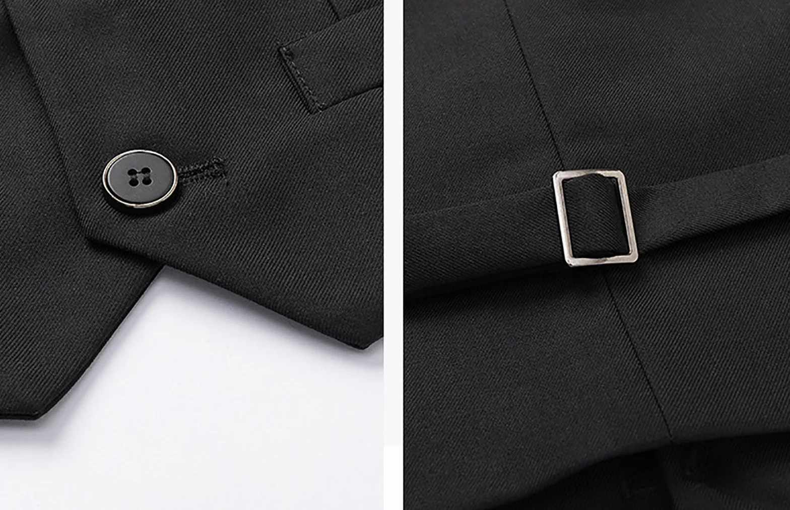 Chaleco de traje formal con 4 botones para niños