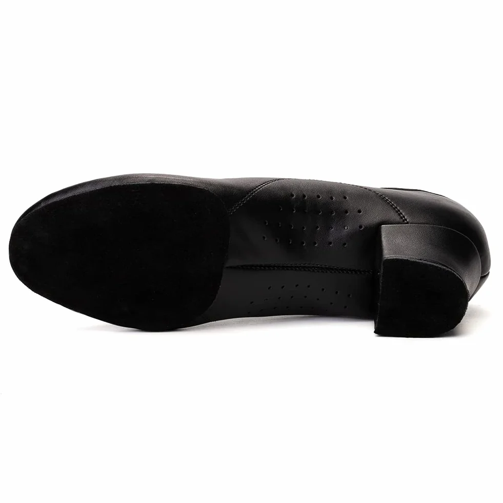 HIPPOSEUS Zapatos de Baile Latino para Niños y Hombres Zapatos de Suela Partida Zapatos de Baile de Salsa Tacón Bajo