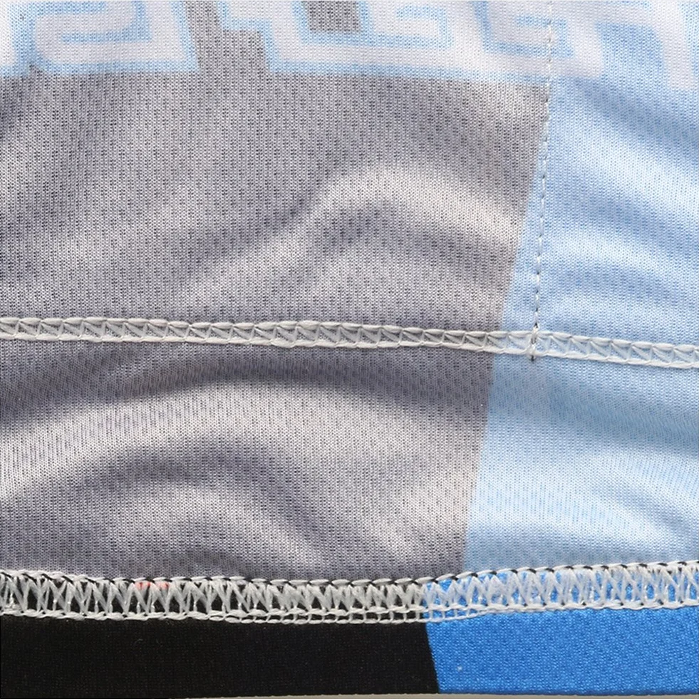 Conjunto de maillot de ciclismo para niños, transpirable, de manga corta, camisa de ciclismo + con acolchado en el asiento, pantalones de ciclismo, material de secado rápido, para niños y niñas