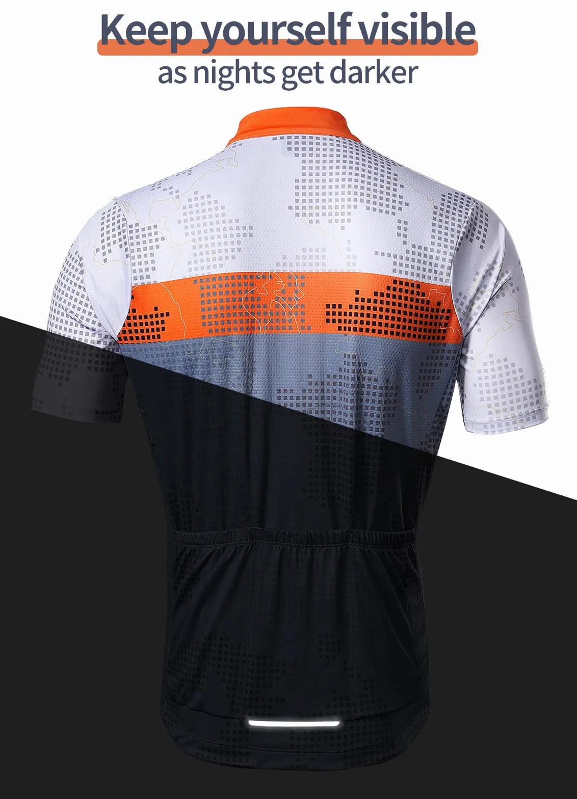 BERGRISAR Maillot Ciclismo Hombre Camisetas Ropa MTB Bicicleta Manga Corta