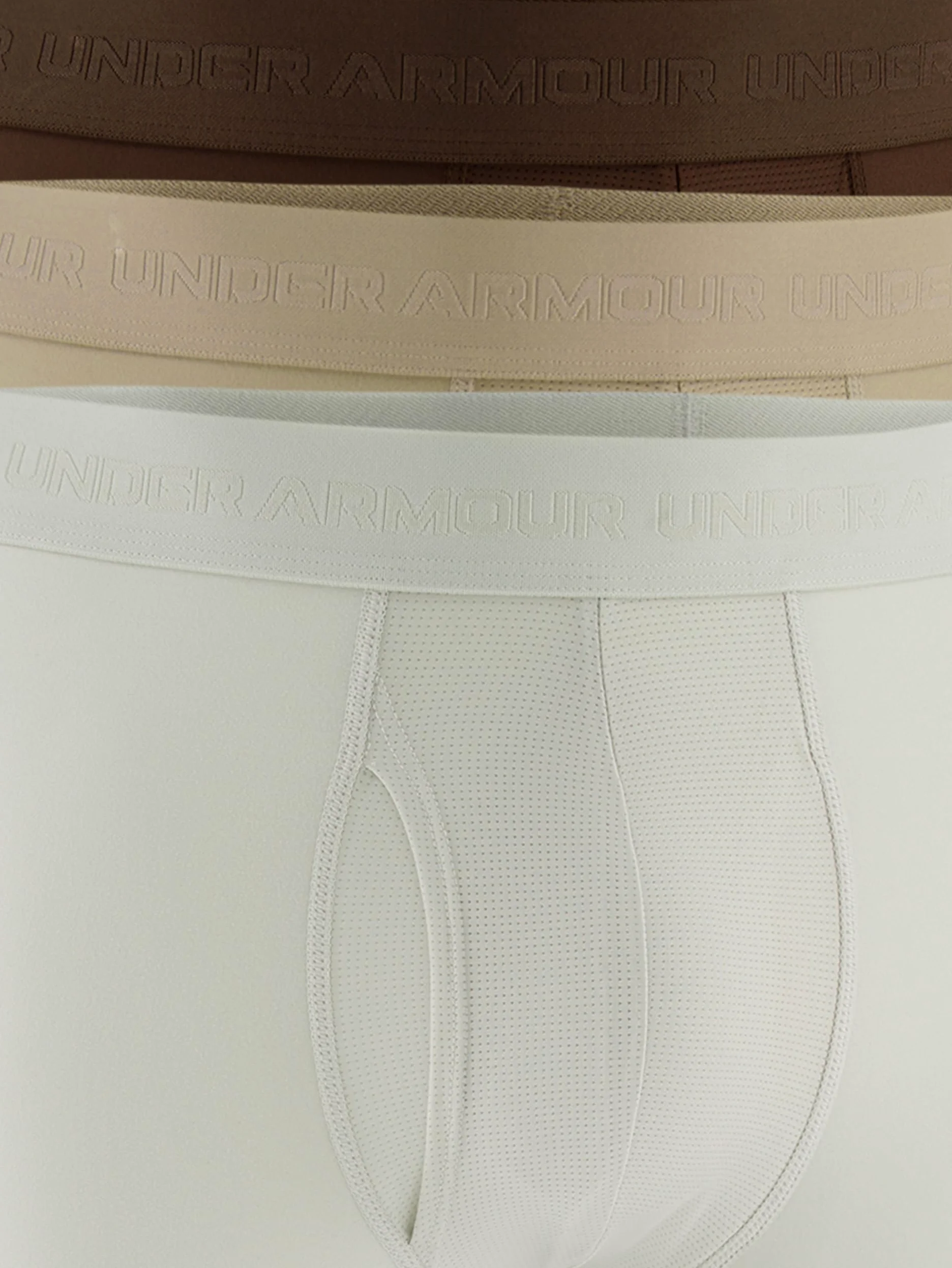 Under Armour Pack de 3 Bóxers Tech Performance para Hombre, Largo de Pierna de 15 cm – Transpirable, Absorbe la Humedad, Tacto Suave, Comodidad Todo el Día