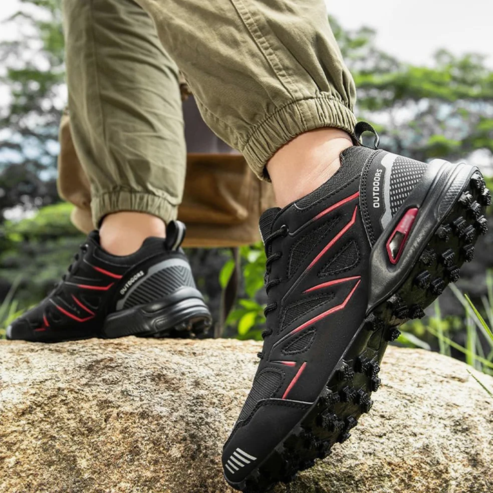 Zapatos de Senderismo para Hombre Ligeros Transpirable Zapatillas de Trekking cómodo Outdoor Camping Caminar Montaña