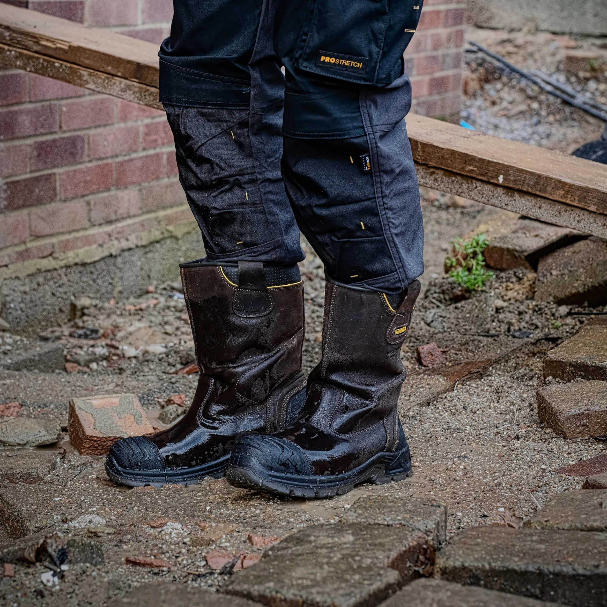 DeWALT Millington - Botas de pesca impermeable no metálicas color